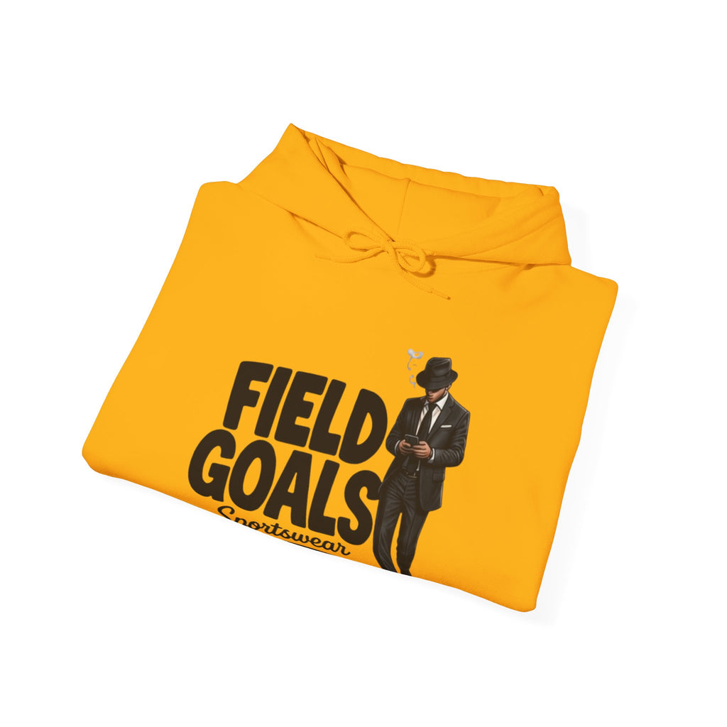 Field Goals Sportswear Hoodie — Retro Gentleman White Pullover