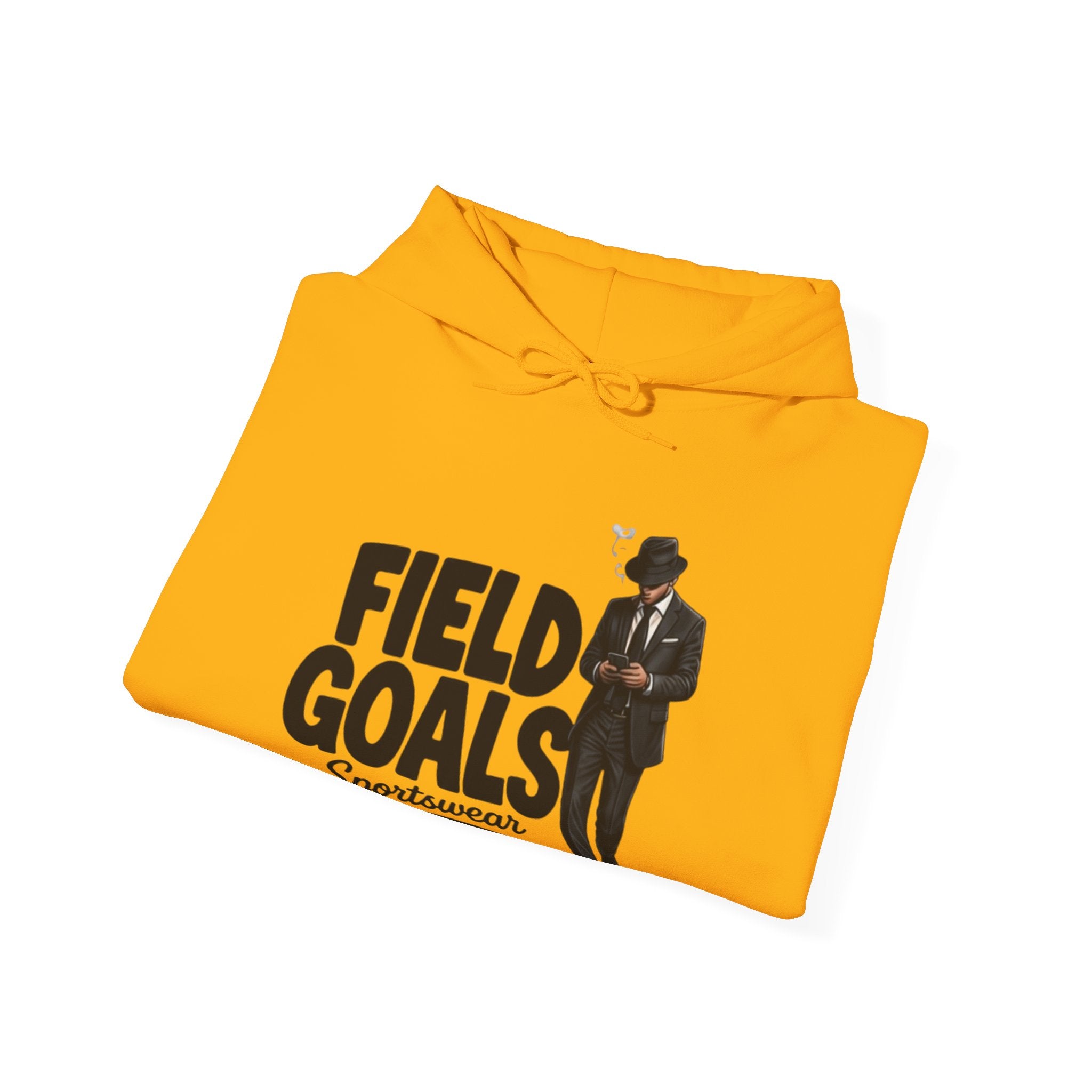 Field Goals Sportswear Hoodie — Retro Gentleman White Pullover