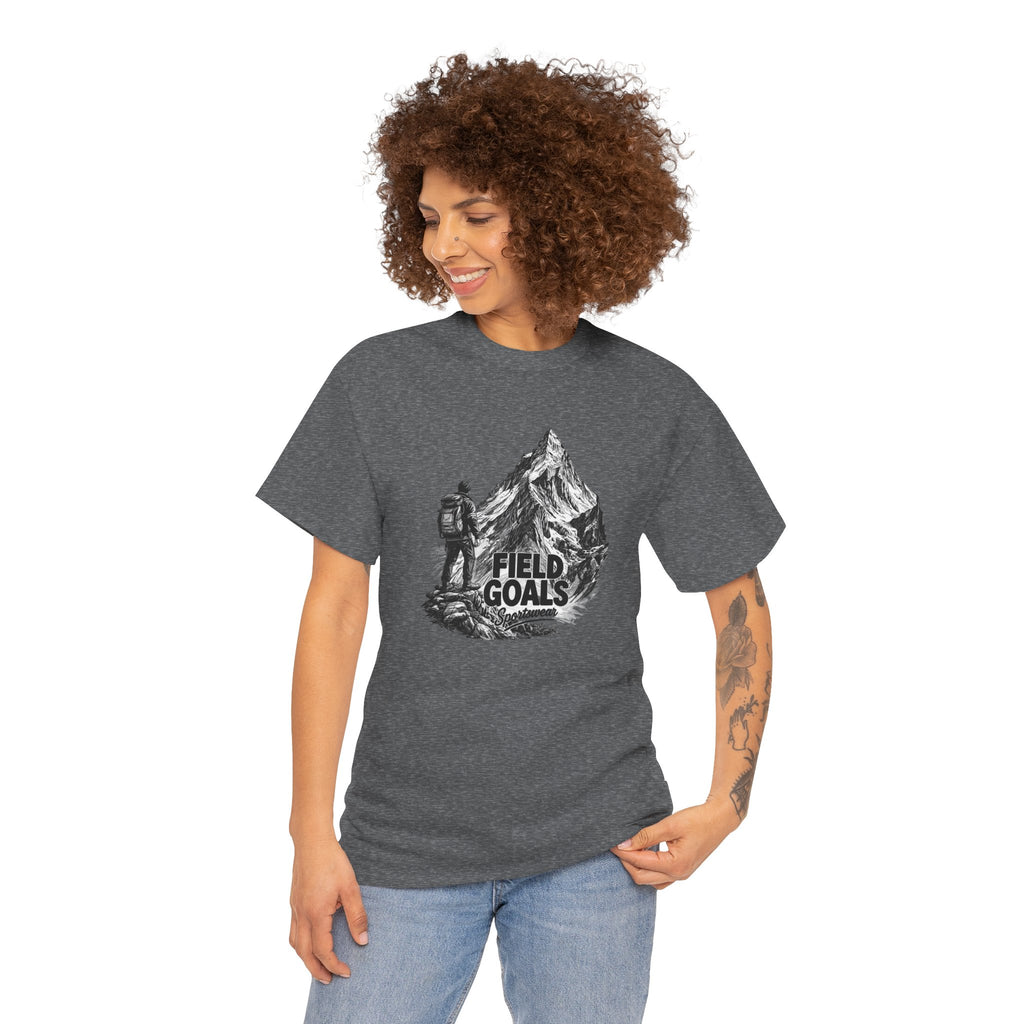 Field Goals Mountain Hiking Tee — Adventure Graphic T-Shirt