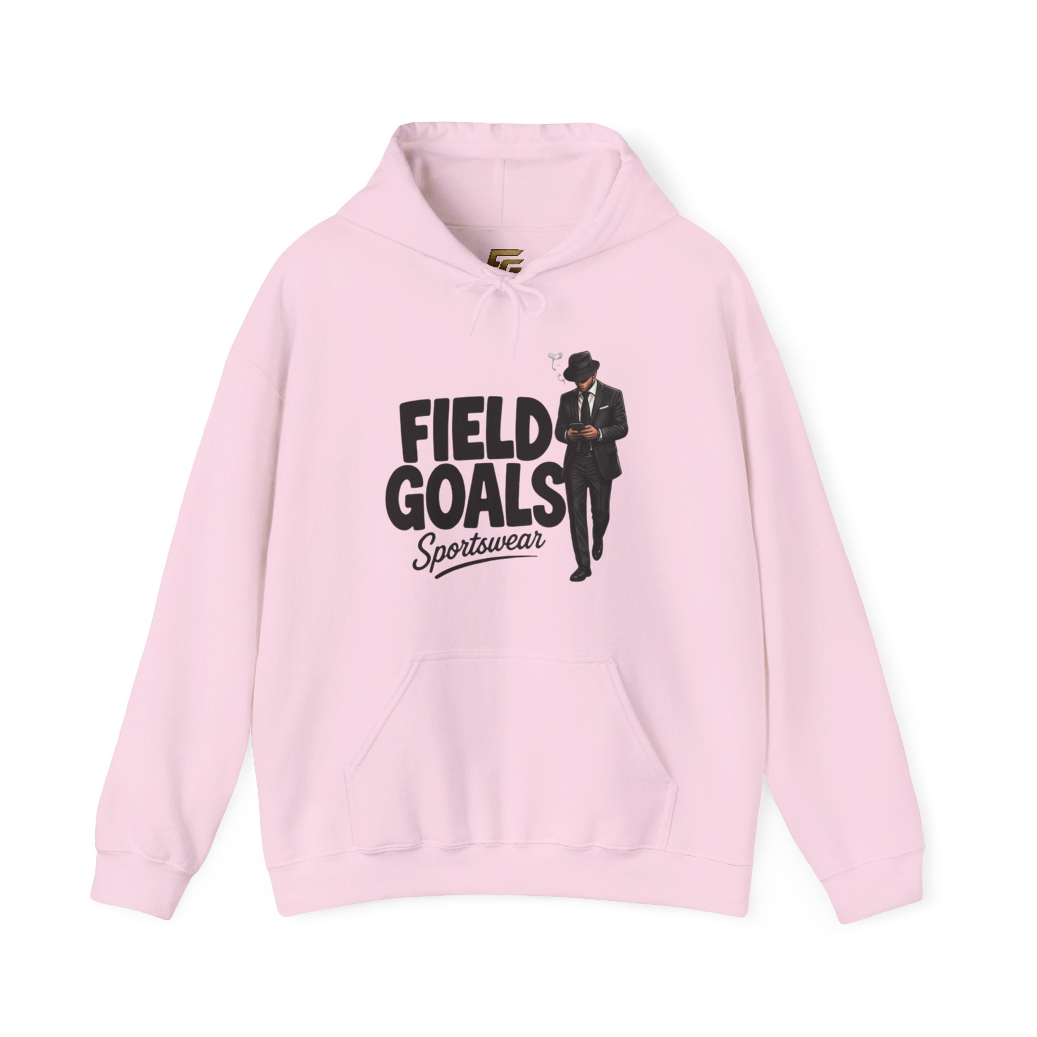 Field Goals Sportswear Hoodie — Retro Gentleman White Pullover