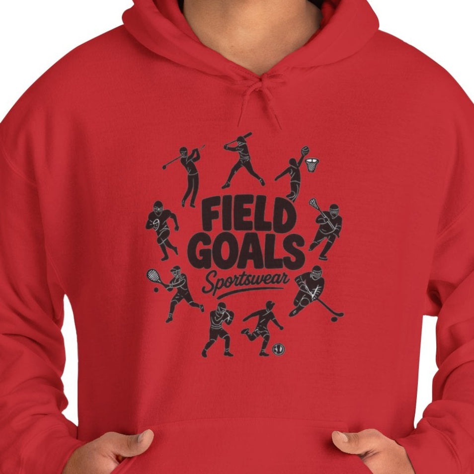 Field Goals Hoodie — Graphic Players White Pullover