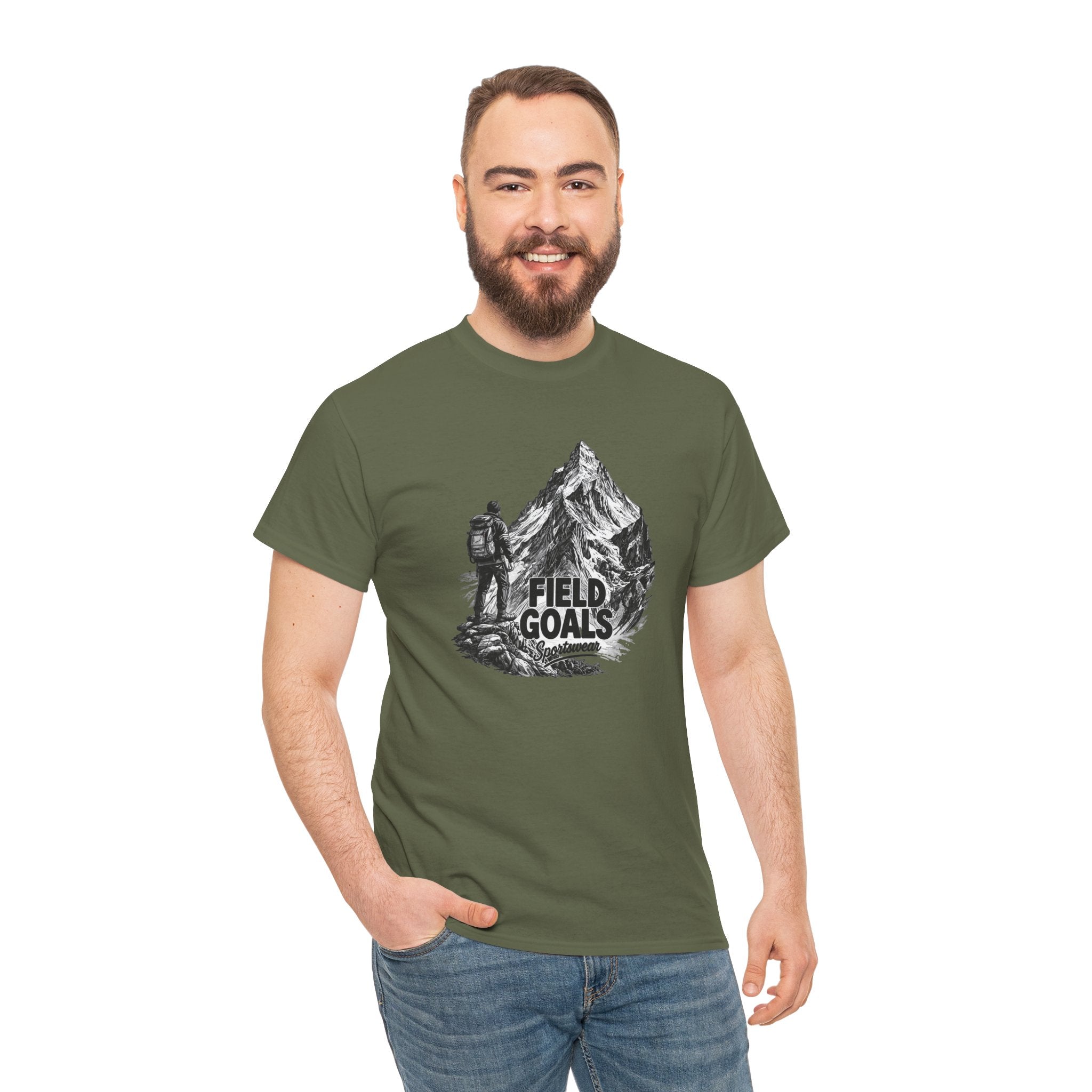 Field Goals Mountain Hiking Tee — Adventure Graphic T-Shirt