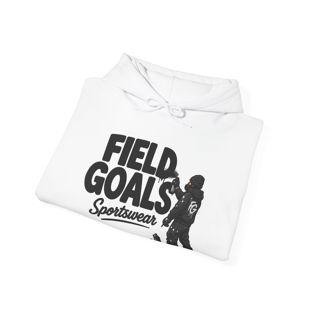 Field Goals Sportswear Hoodie — Graffiti Artist Graphic  Pullover