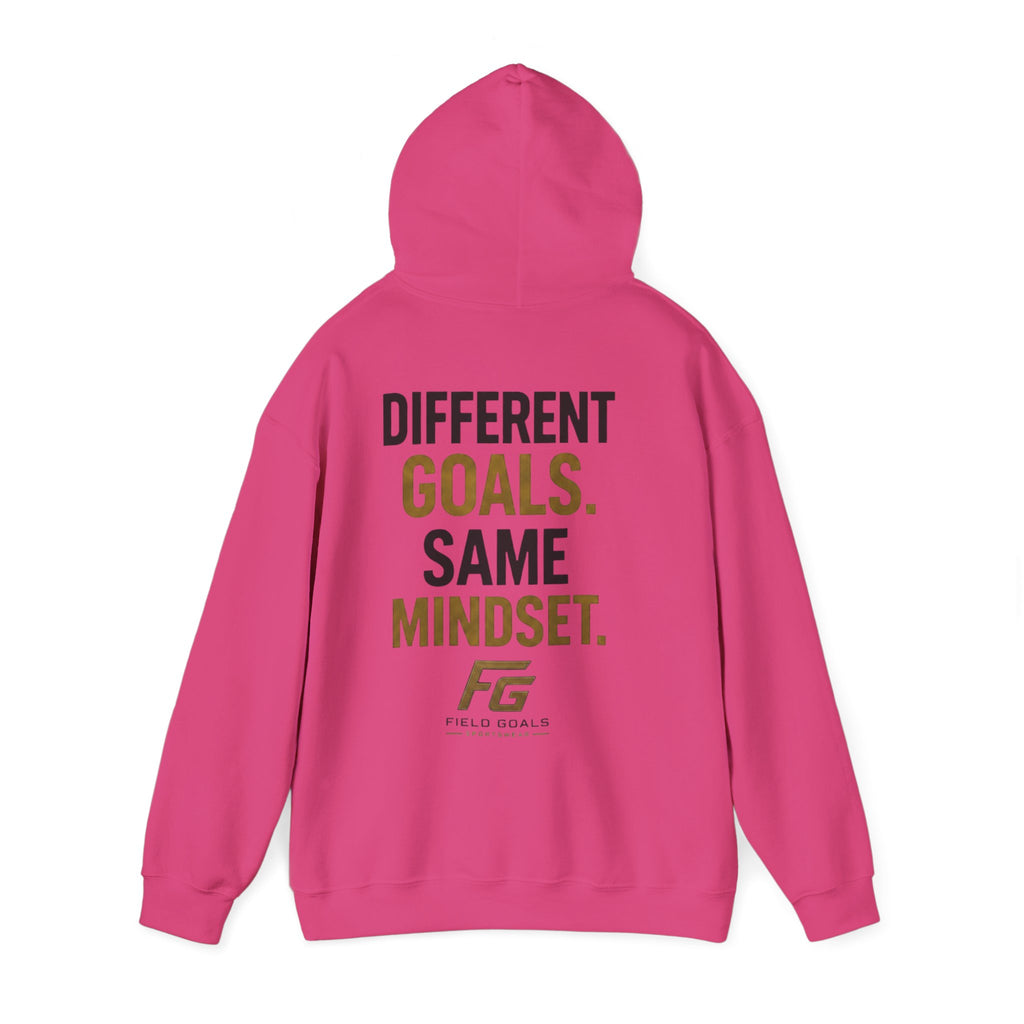 Field Goals Sportswear Pullover Hoodie — “Different Goals. Same Mindset.” Hoodie