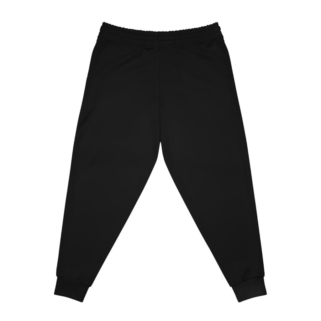 FG Gold Logo Athletic Joggers — Black Performance Sweatpants