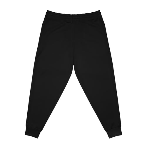 FG Gold Logo Athletic Joggers — Black Performance Sweatpants