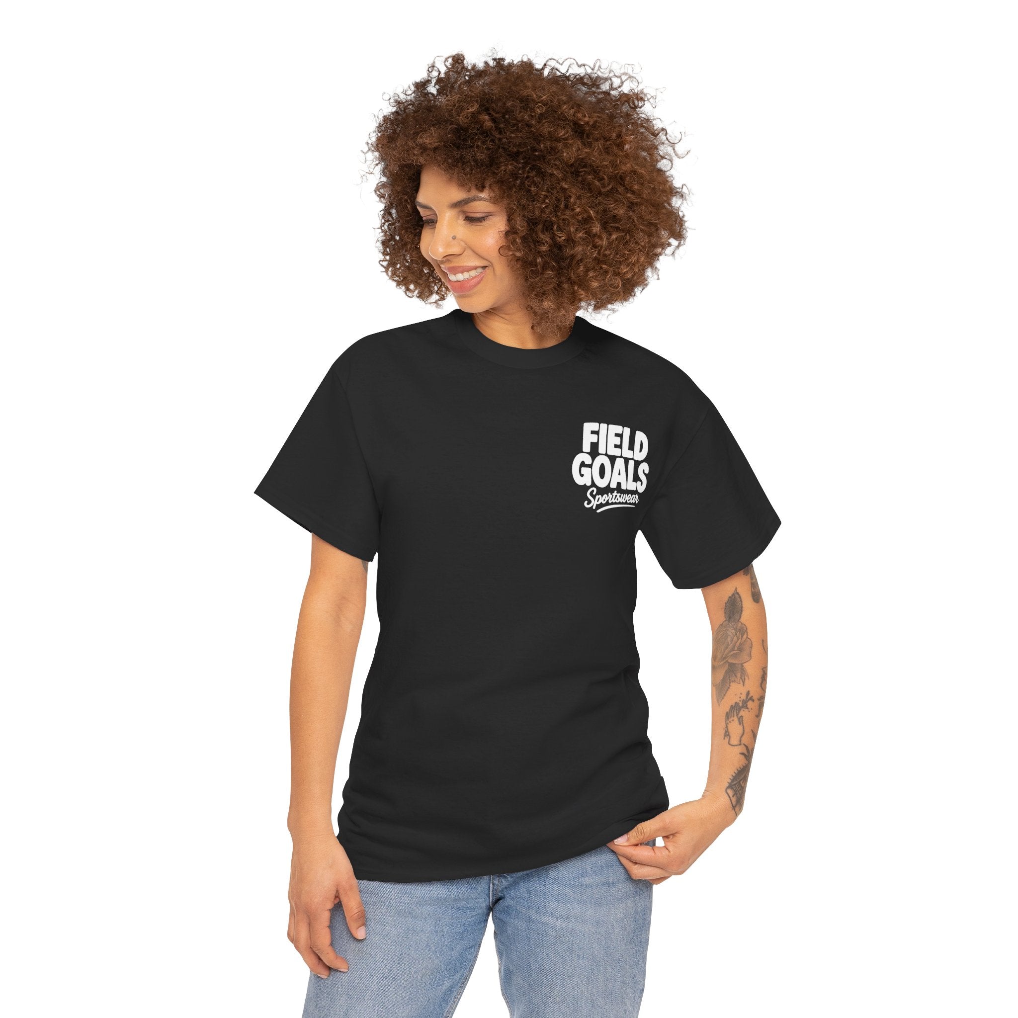 Field Goals Sportswear Motivational T-Shirt — "Wear the Goal, Live the Goal, Achieve the Goal"
