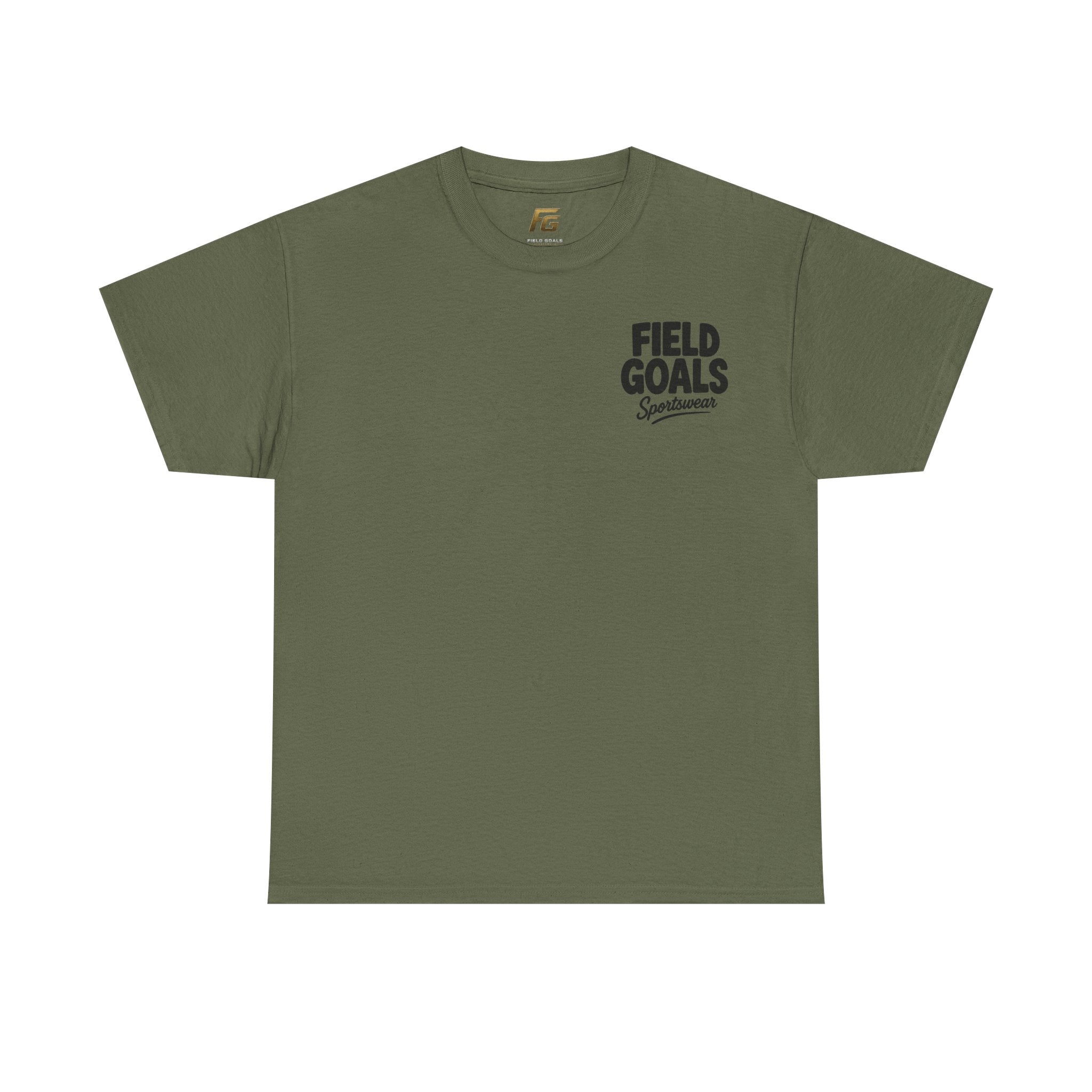 Field Goals Sportswear — "Wear the Goal. Live the Goal. Acheive the Goal." Motivational T-Shirt