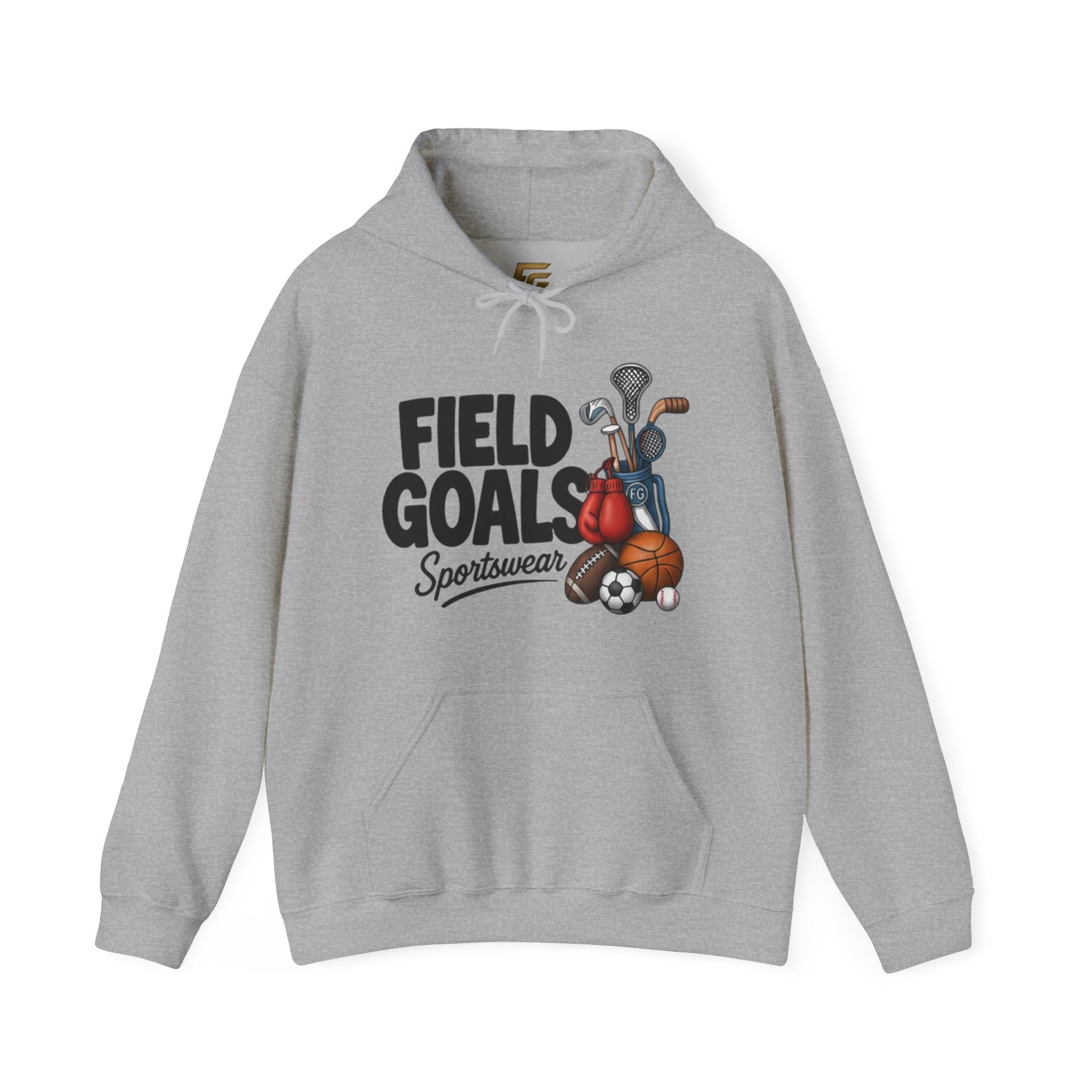 Field Goals Sportswear Hoodie — Multi-Sport Graphic Sweatshirt