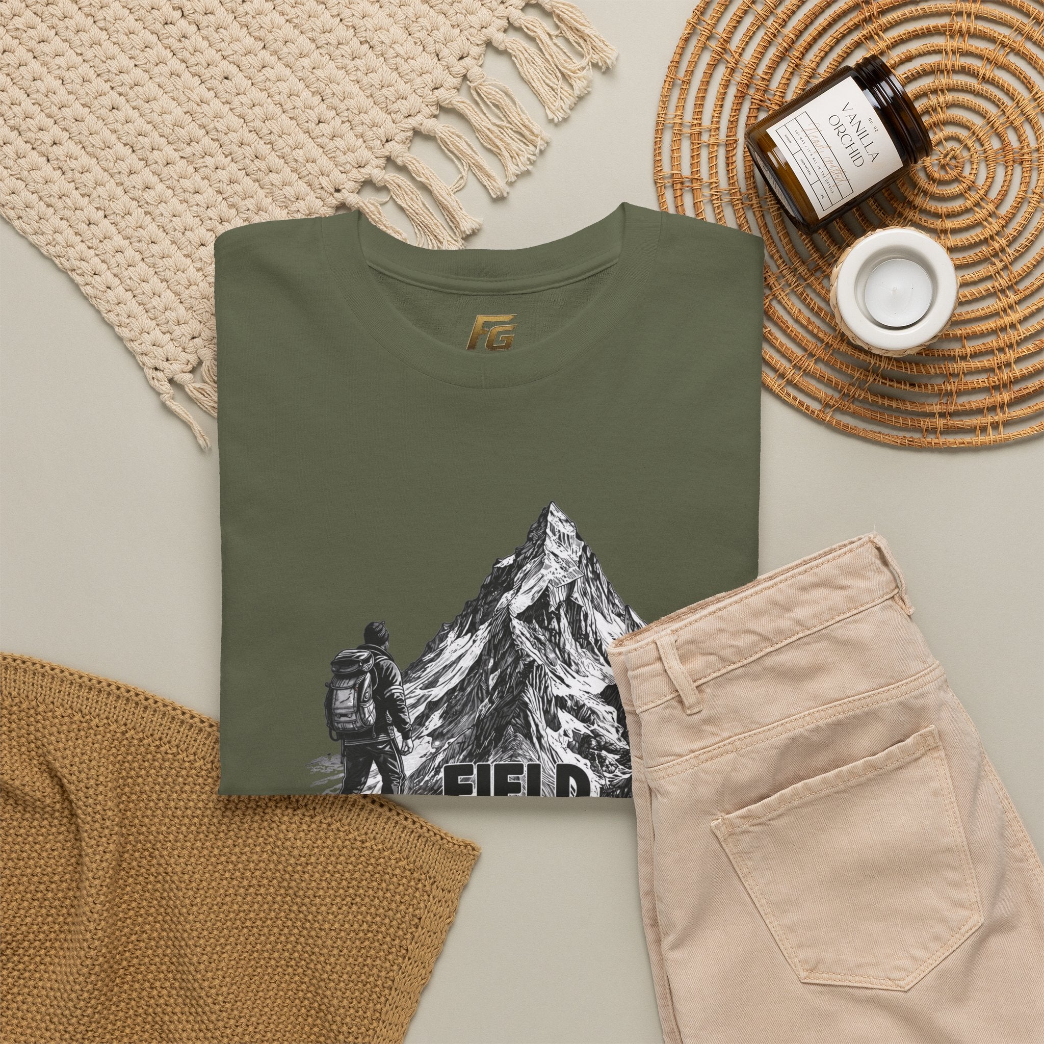 Field Goals Mountain Hiking Tee — Adventure Graphic T-Shirt