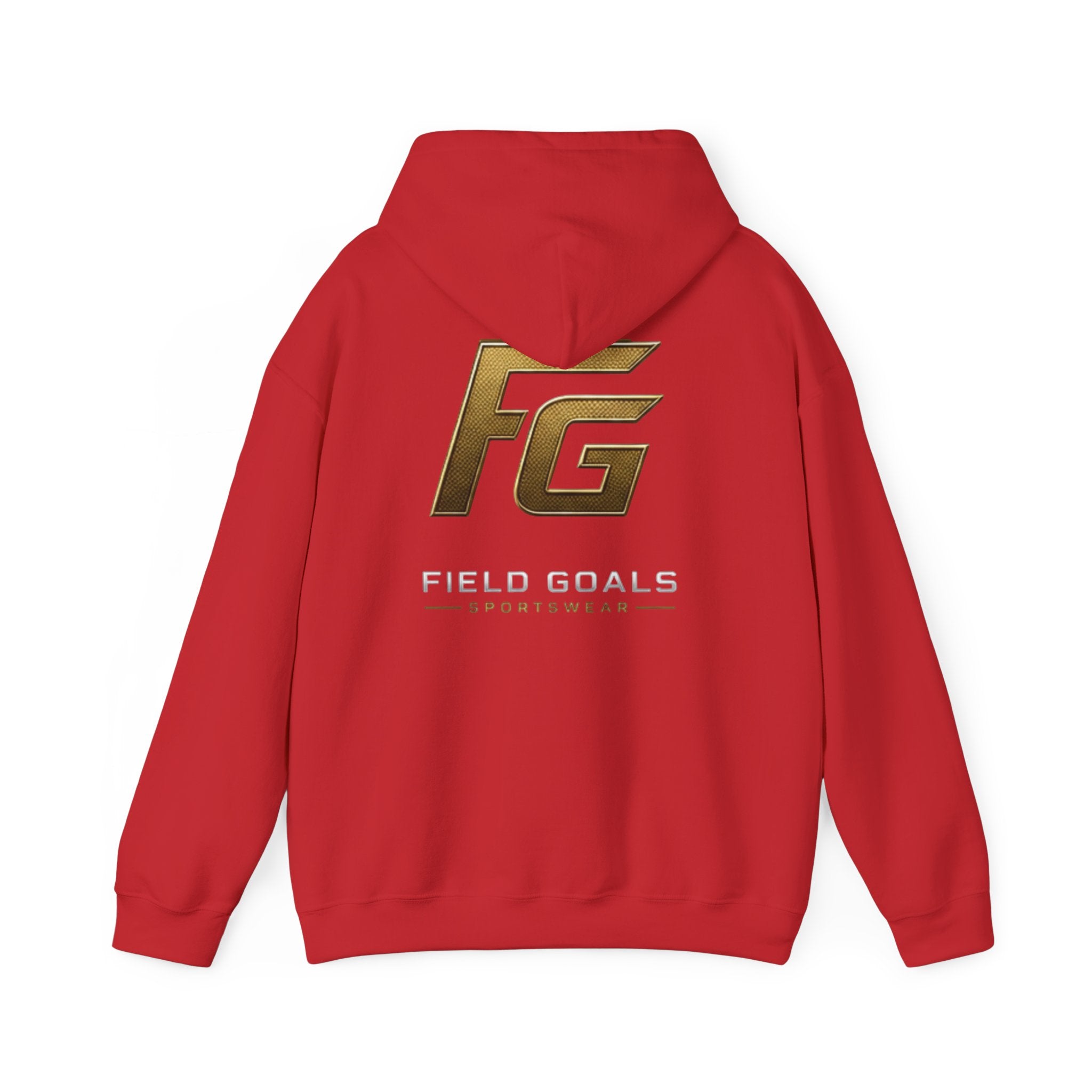 Field Goals Hoodie — Gold Logo Sportswear Pullover