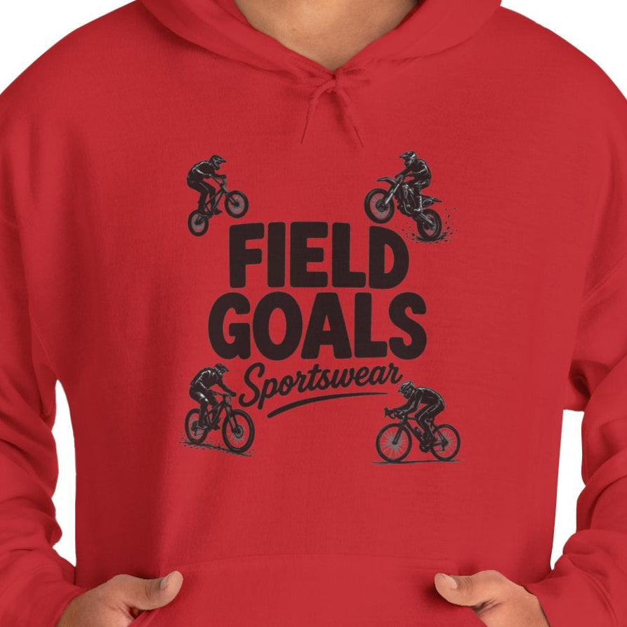 Field Goals Sportswear Hoodie – Bike Rider Sweatshirt