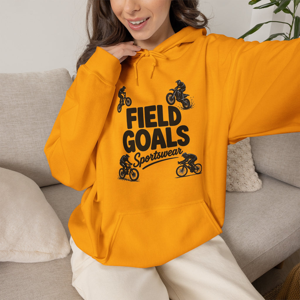 Field Goals Sportswear Hoodie – Bike Rider Sweatshirt