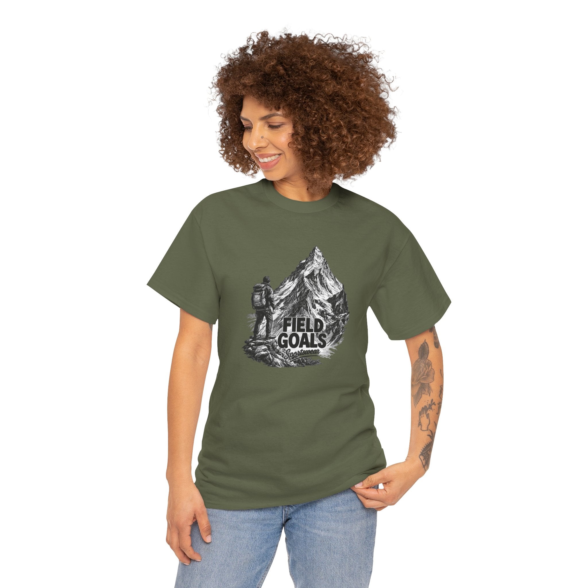 Field Goals Mountain Hiking Tee — Adventure Graphic T-Shirt