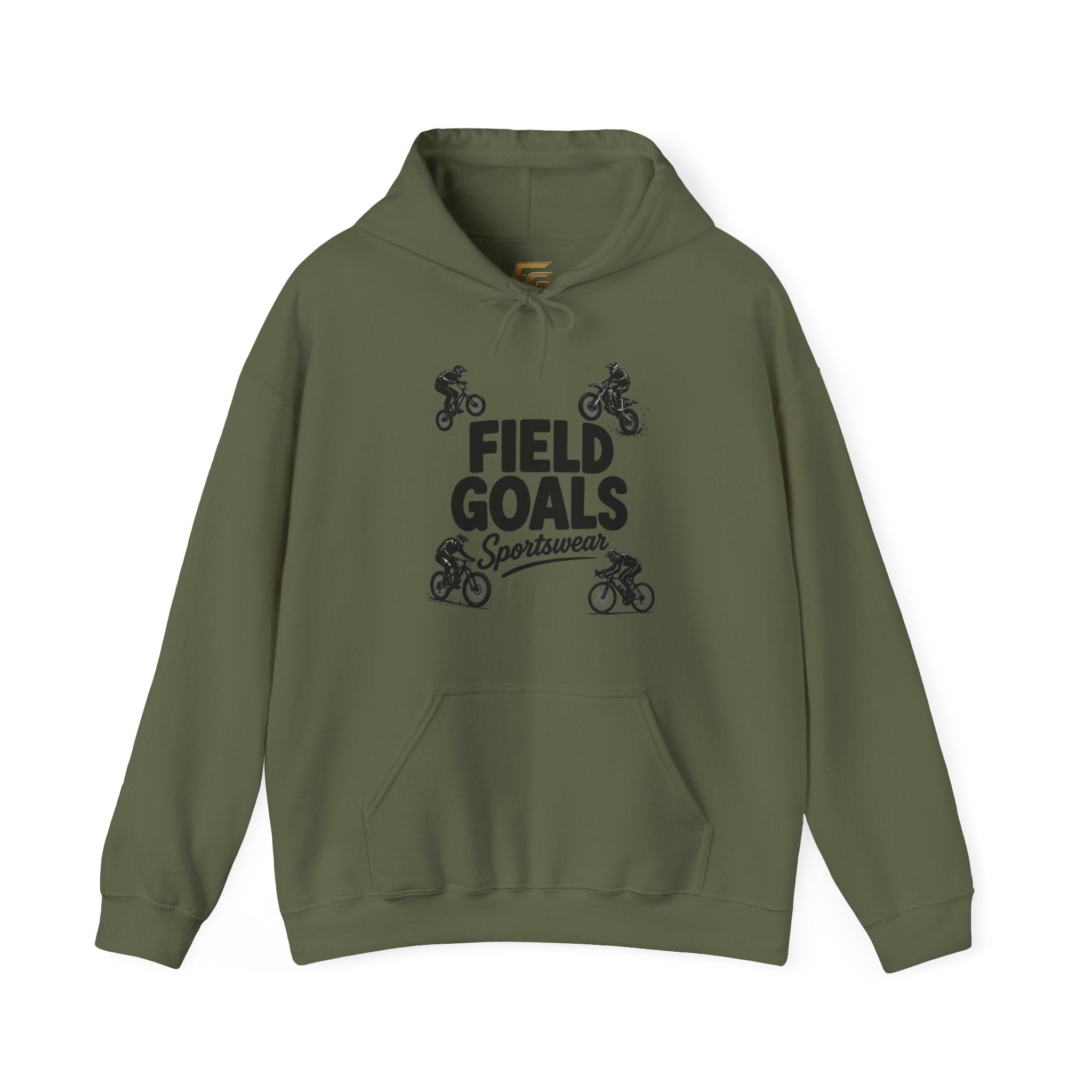 Field Goals Sportswear Hoodie – Bike Rider Sweatshirt