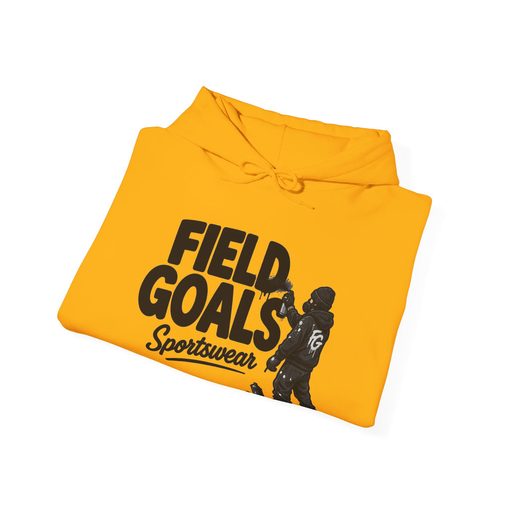 Field Goals Sportswear Hoodie — Graffiti Artist Graphic  Pullover
