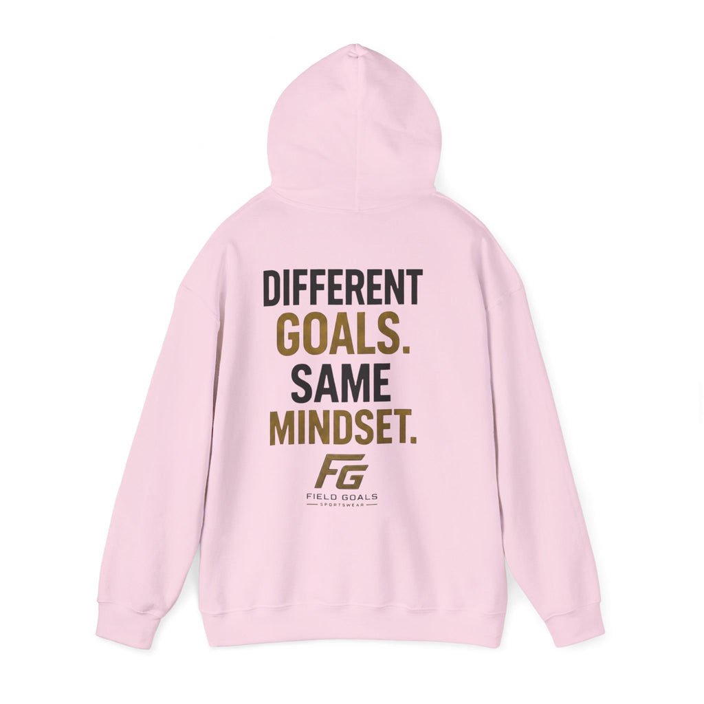 Field Goals Sportswear Pullover Hoodie — “Different Goals. Same Mindset.” Hoodie
