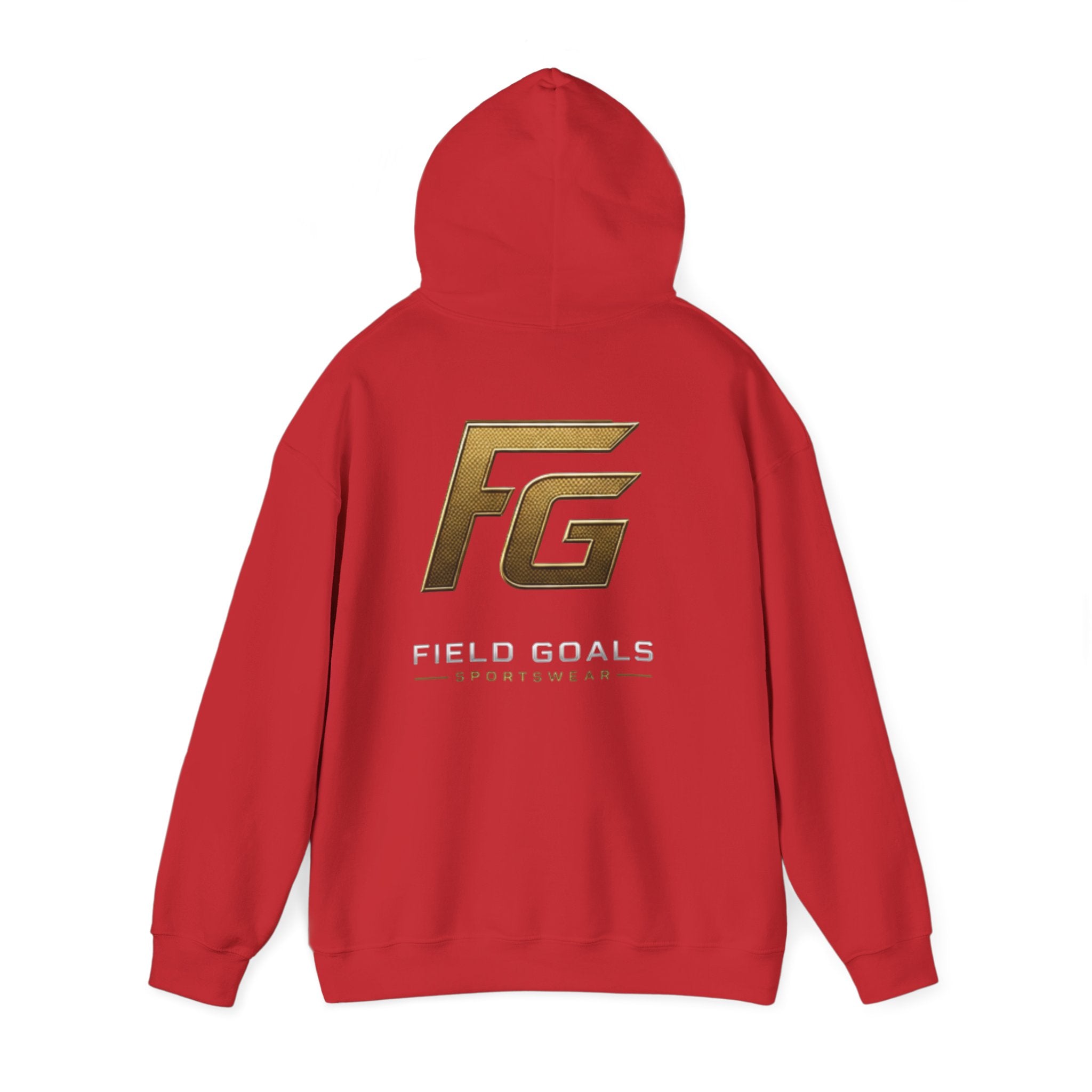 Field Goals Hoodie — Gold Logo Sportswear Pullover