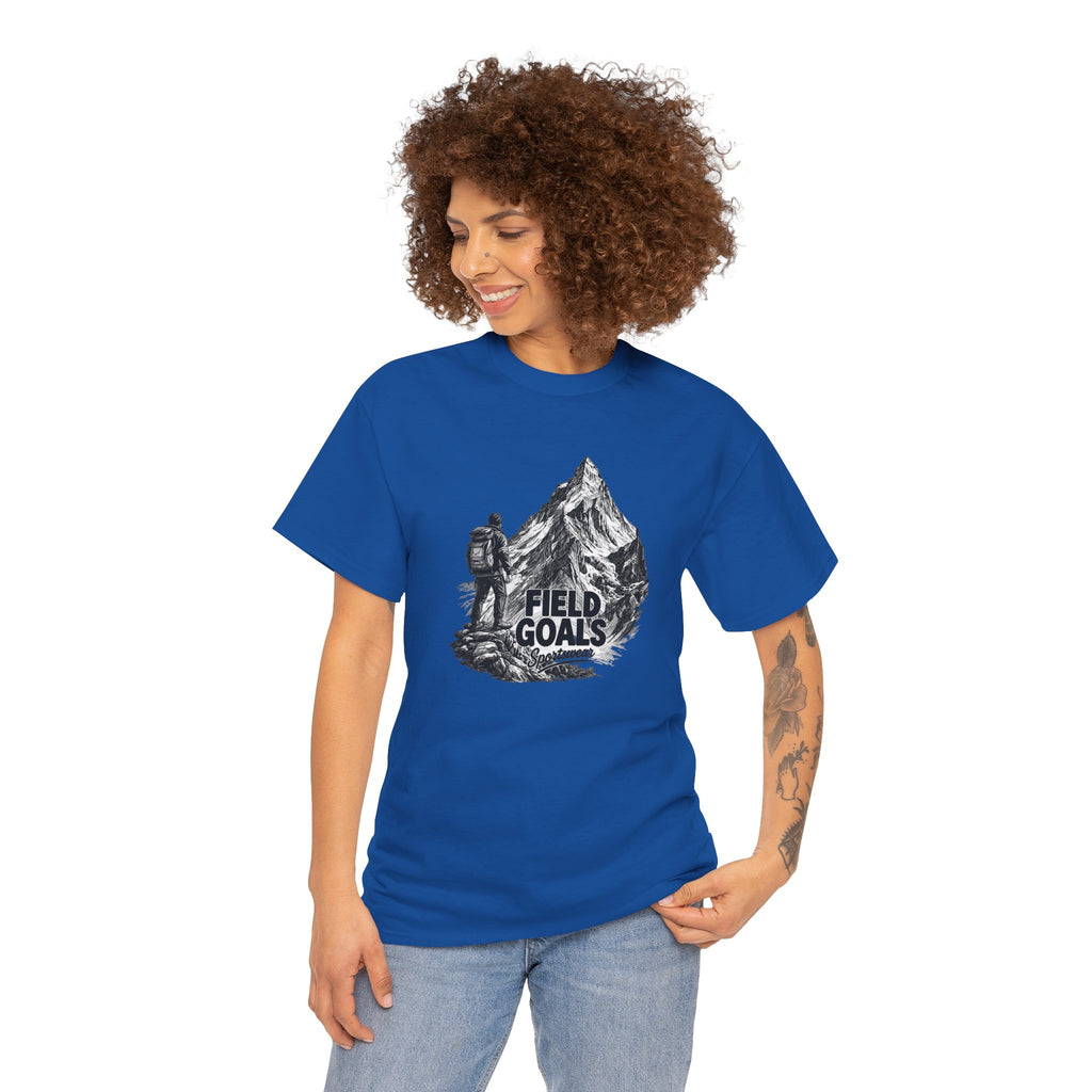Field Goals Mountain Hiking Tee — Adventure Graphic T-Shirt