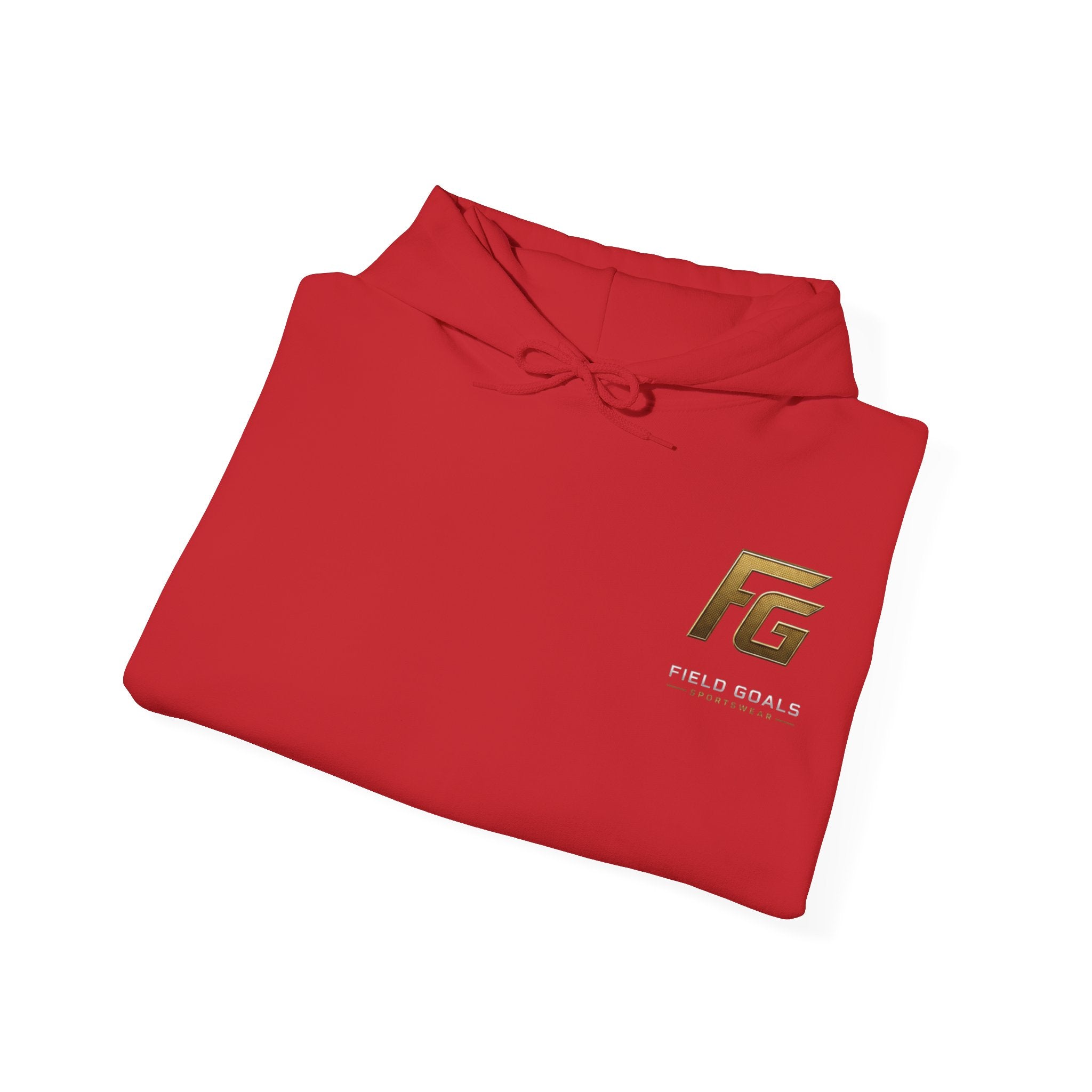 Field Goals Hoodie — Gold Logo Sportswear Pullover