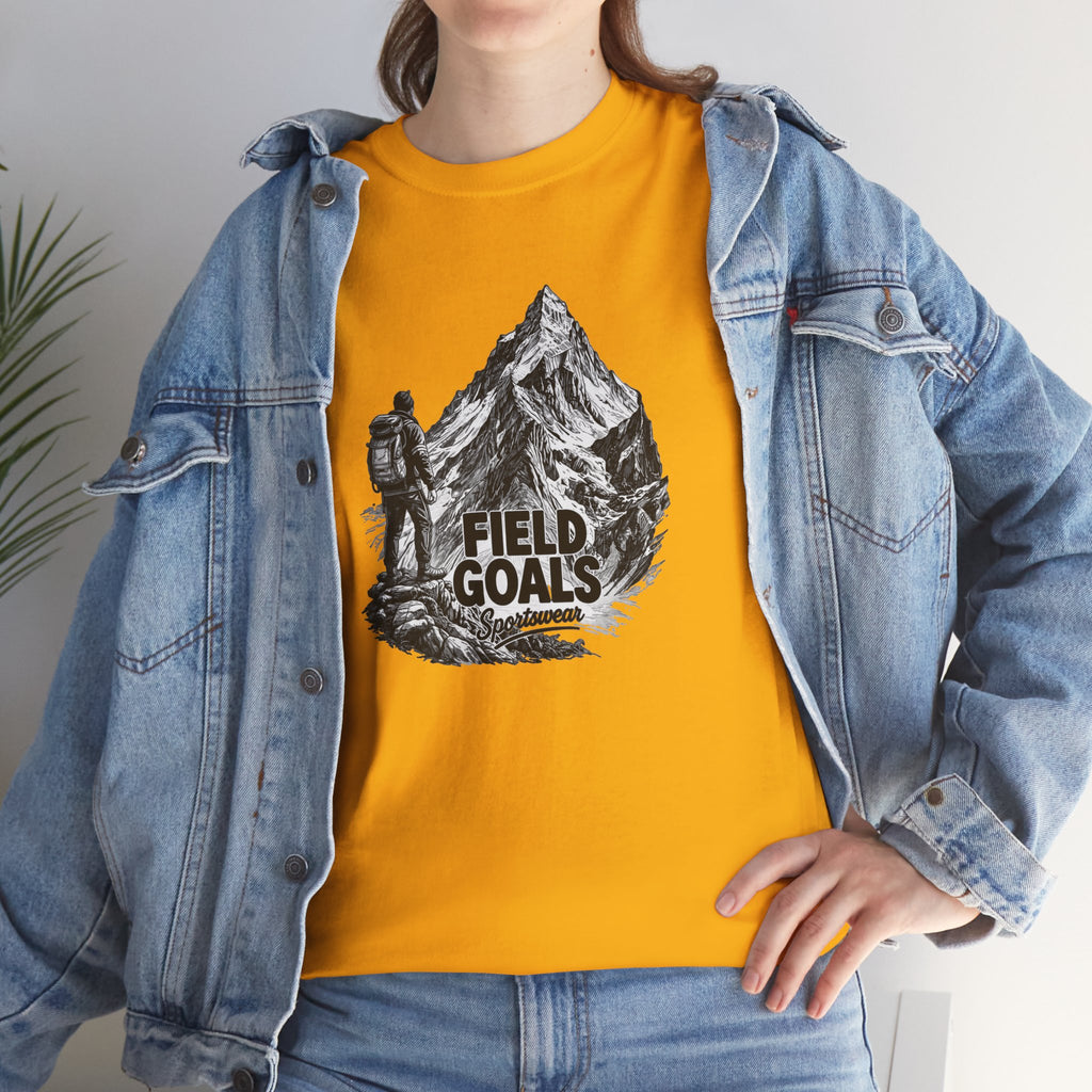 Field Goals Mountain Hiking Tee — Adventure Graphic T-Shirt