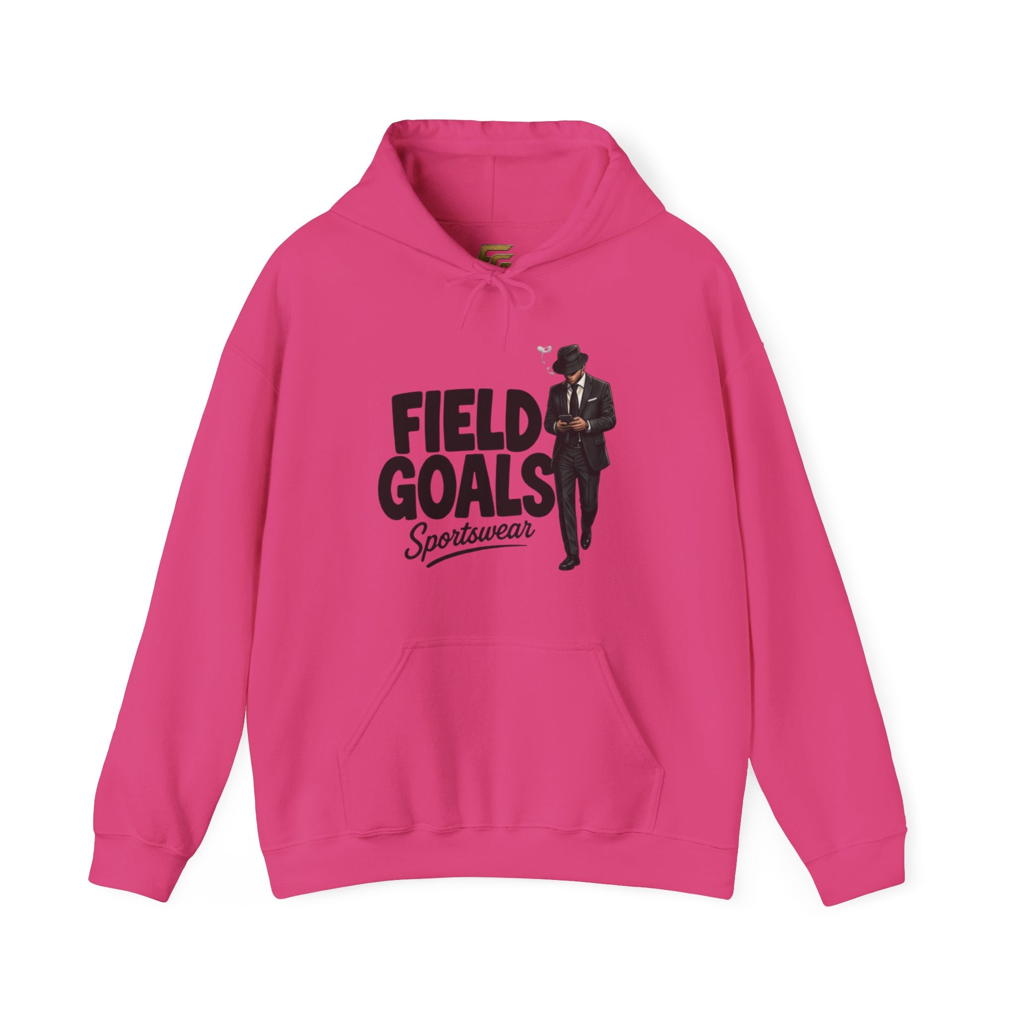 Field Goals Sportswear Hoodie — Retro Gentleman White Pullover