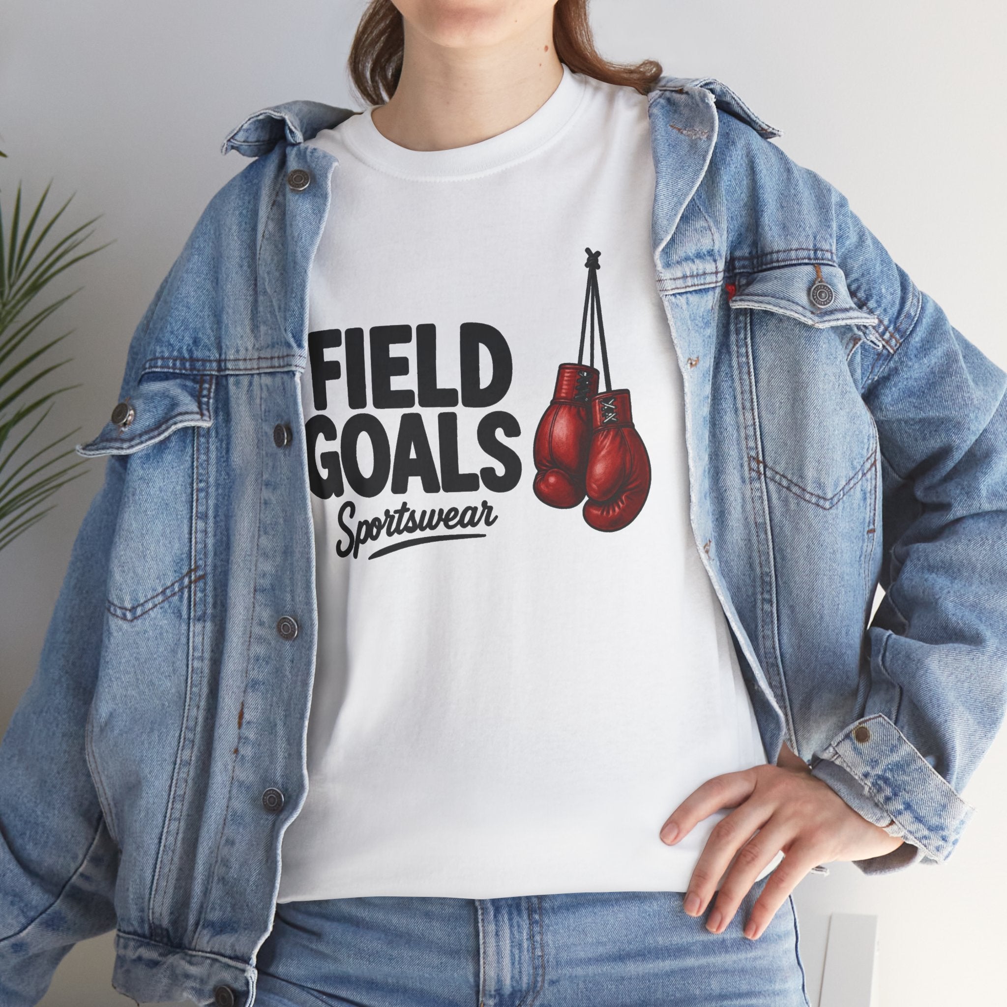Field Goals Boxing Tee — 'Field Goals Sportswear' Graphic T-Shirt