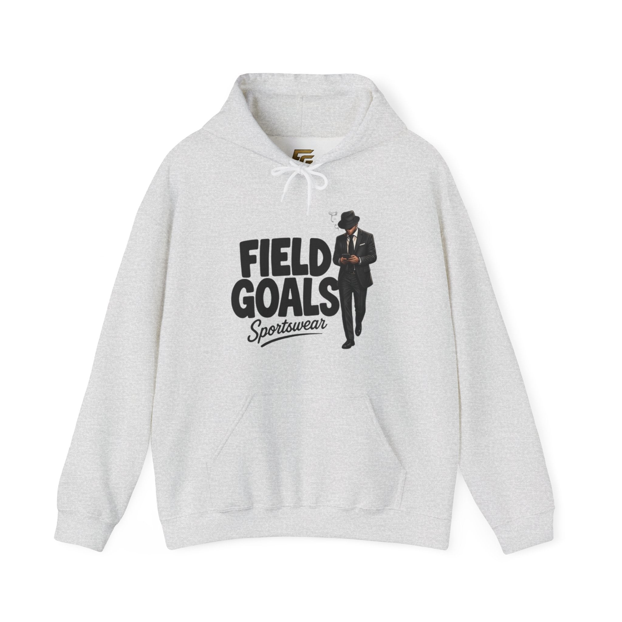 Field Goals Sportswear Hoodie — Retro Gentleman White Pullover