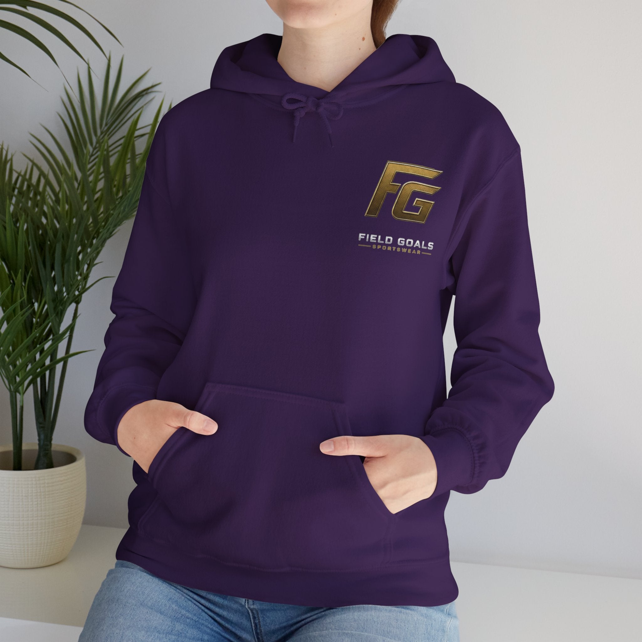 Field Goals Sportswear Pullover Hoodie — "Wear the Goal. Live the Goal. Achieve the Goal." Motivational