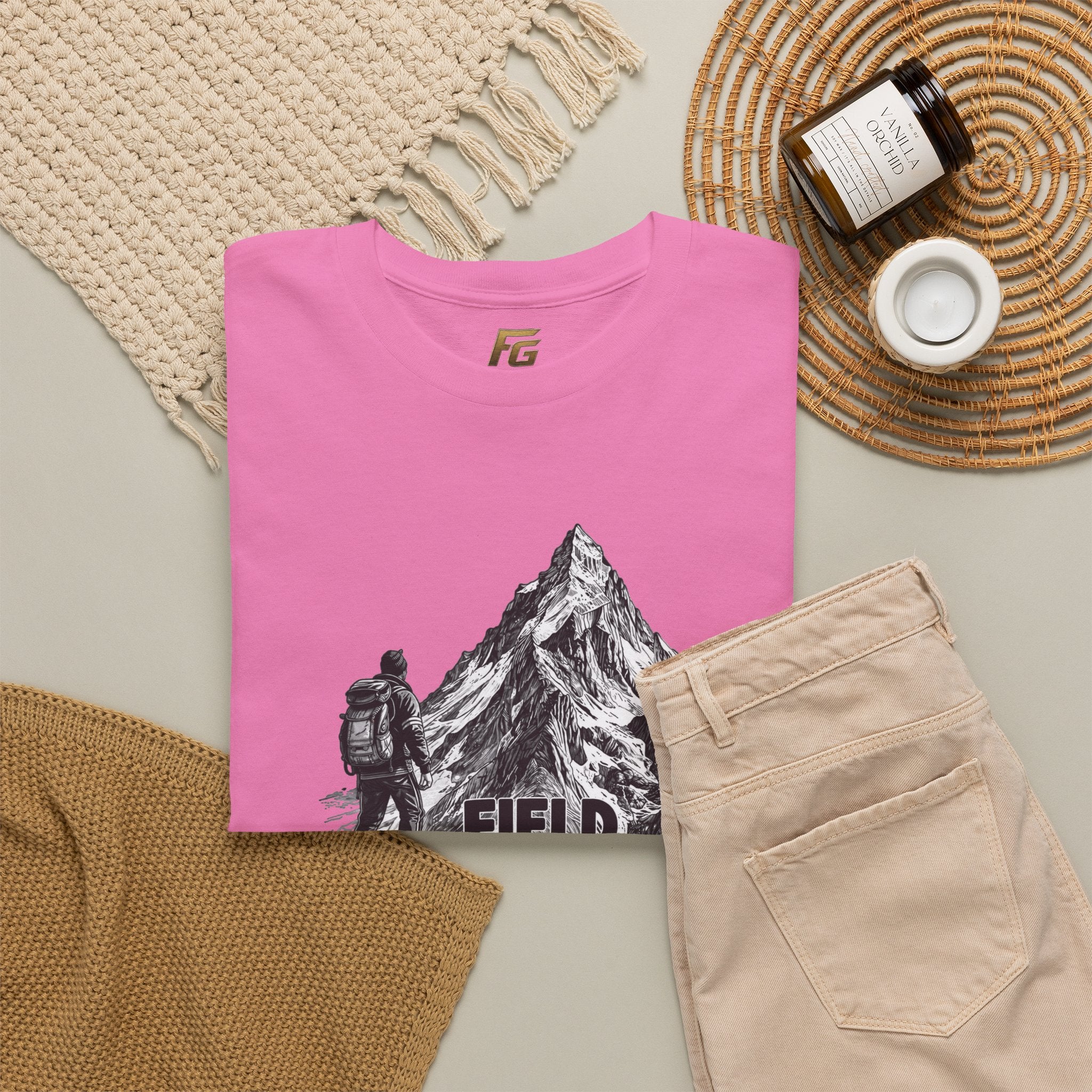 Field Goals Mountain Hiking Tee — Adventure Graphic T-Shirt