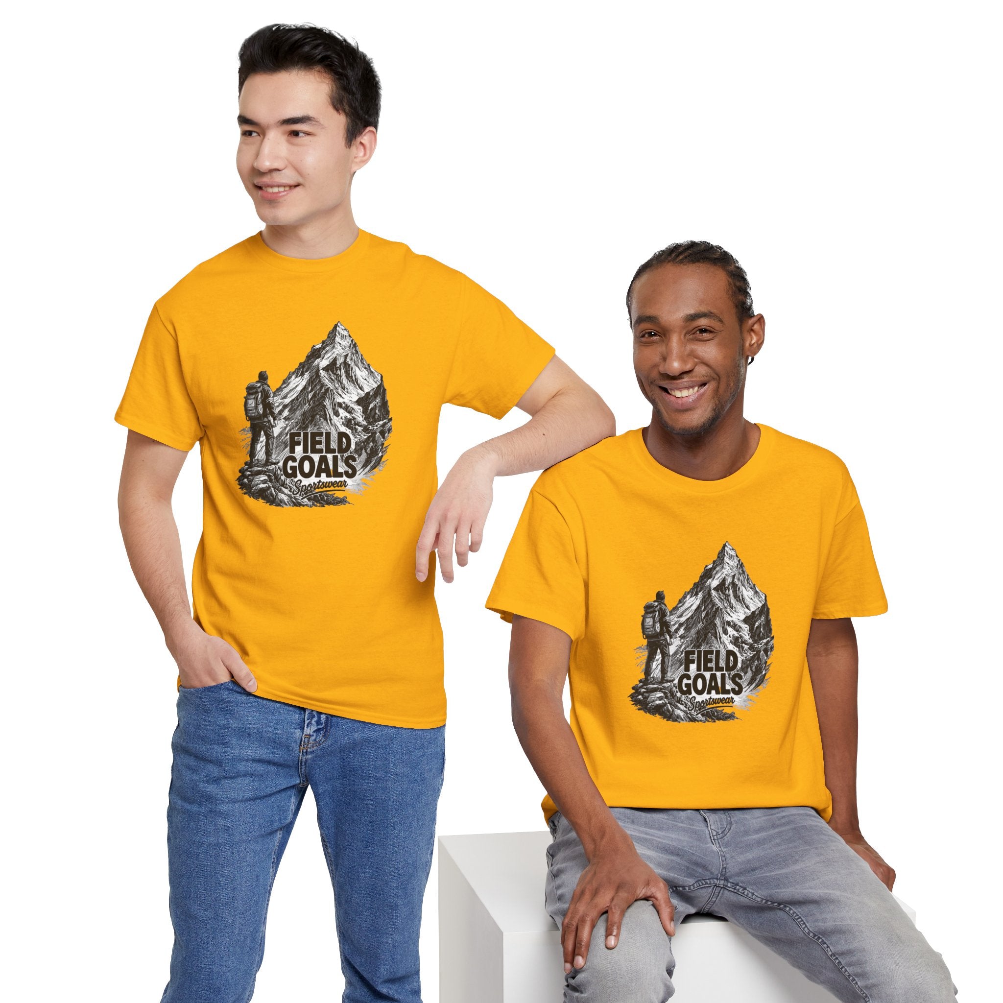 Field Goals Mountain Hiking Tee — Adventure Graphic T-Shirt