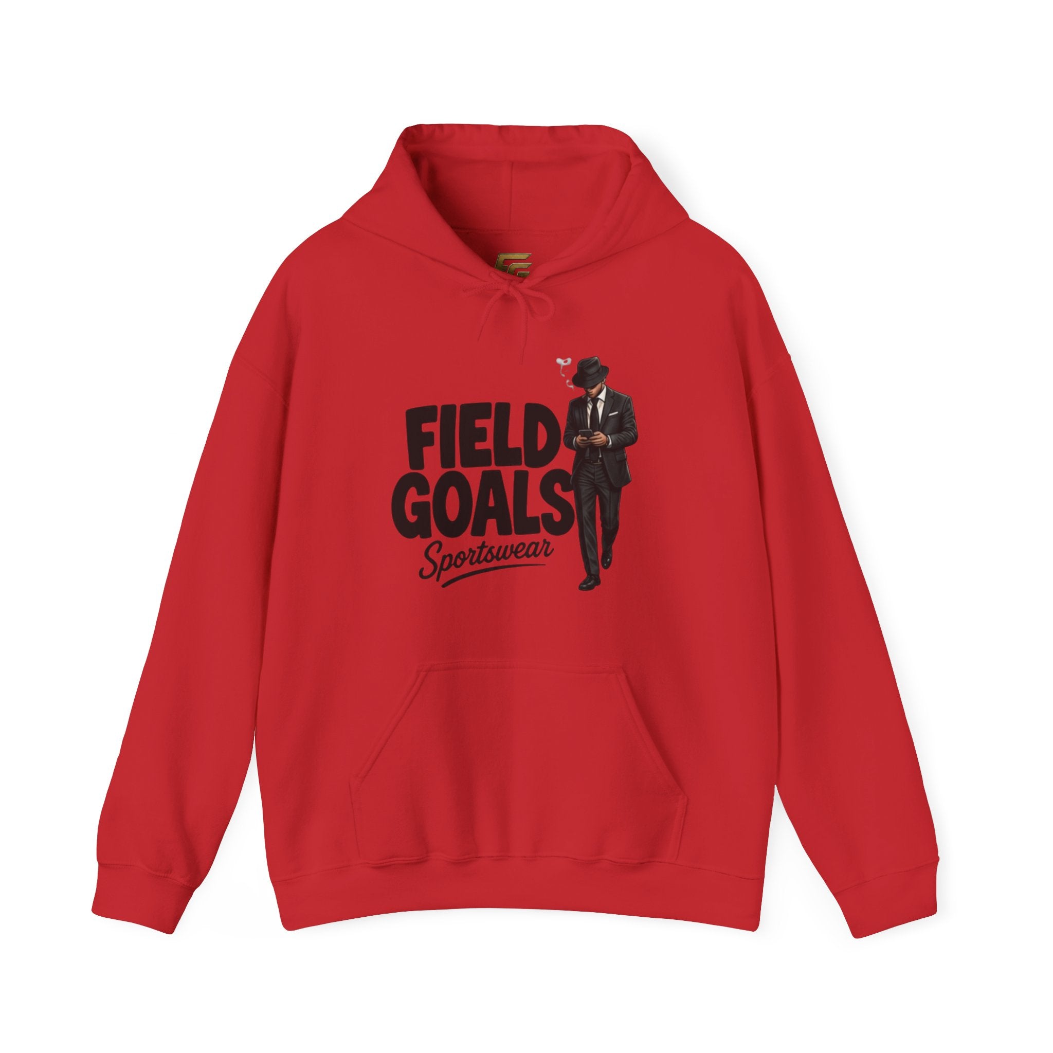 Field Goals Sportswear Hoodie — Retro Gentleman White Pullover