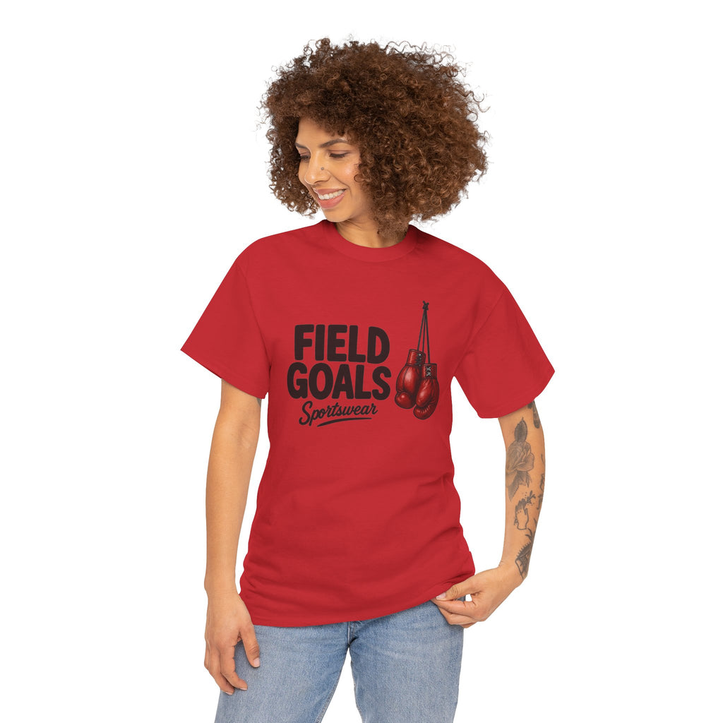 Field Goals Boxing Tee — 'Field Goals Sportswear' Graphic T-Shirt