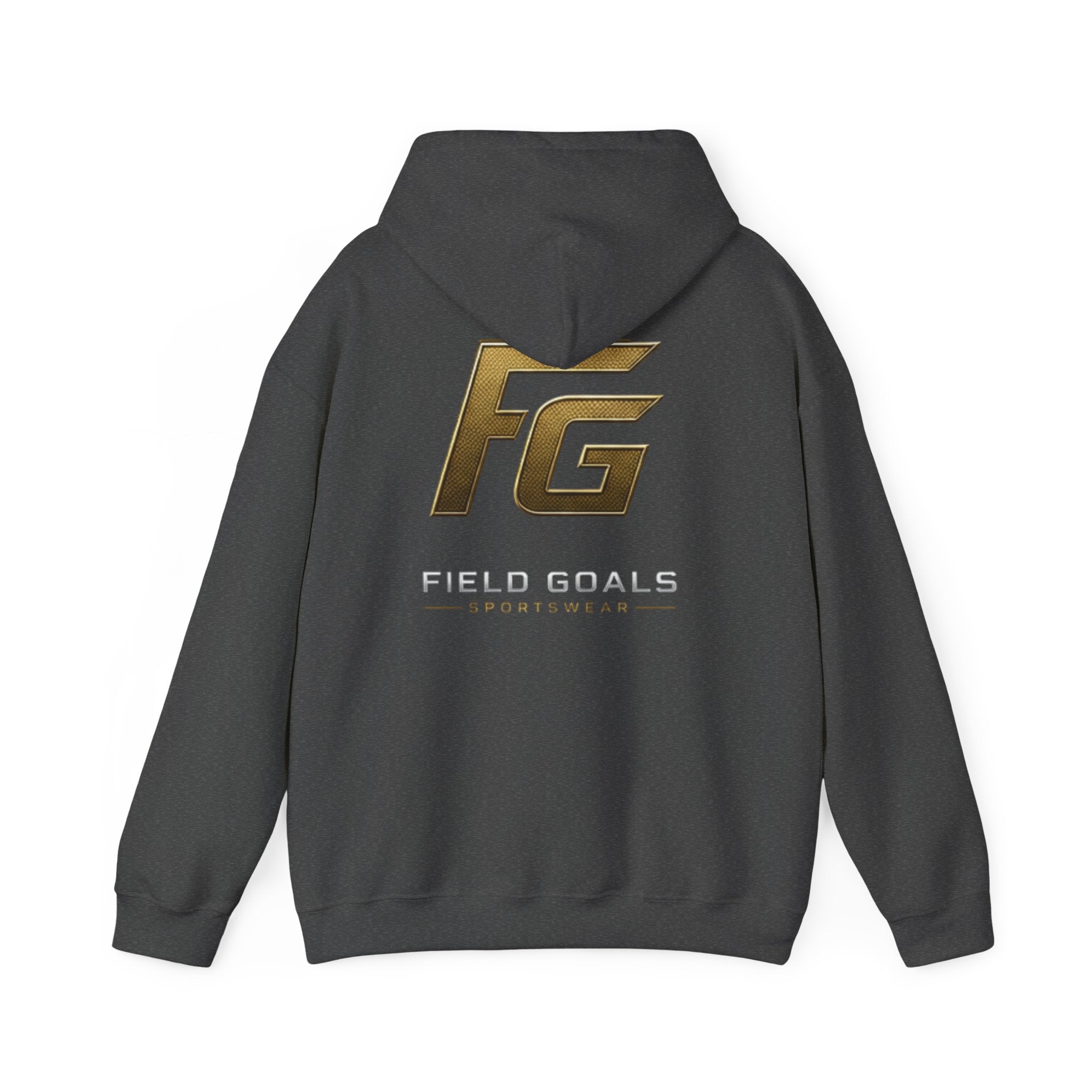 Field Goals Hoodie — Gold Logo Sportswear Pullover