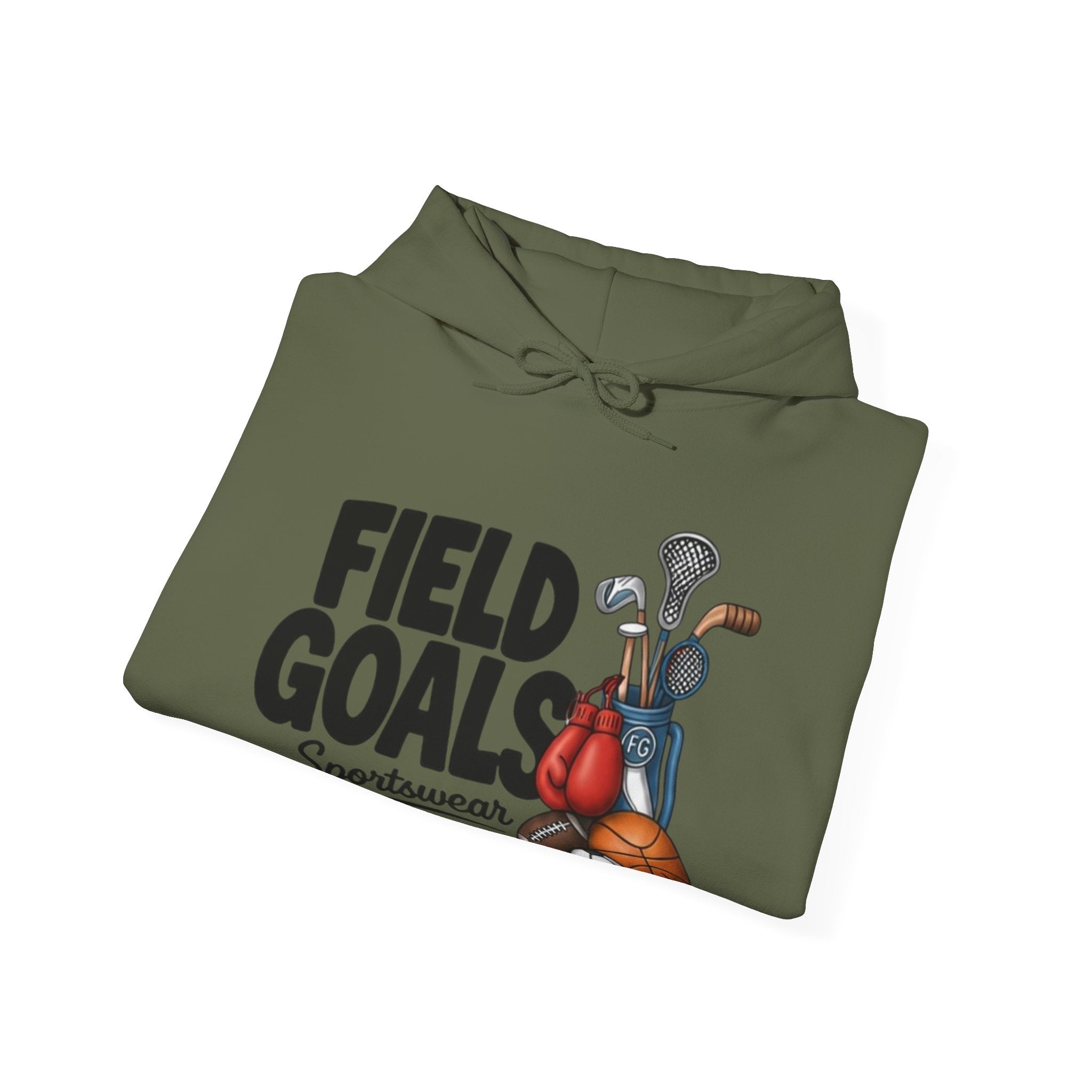 Field Goals Sportswear Hoodie — Multi-Sport Graphic Sweatshirt
