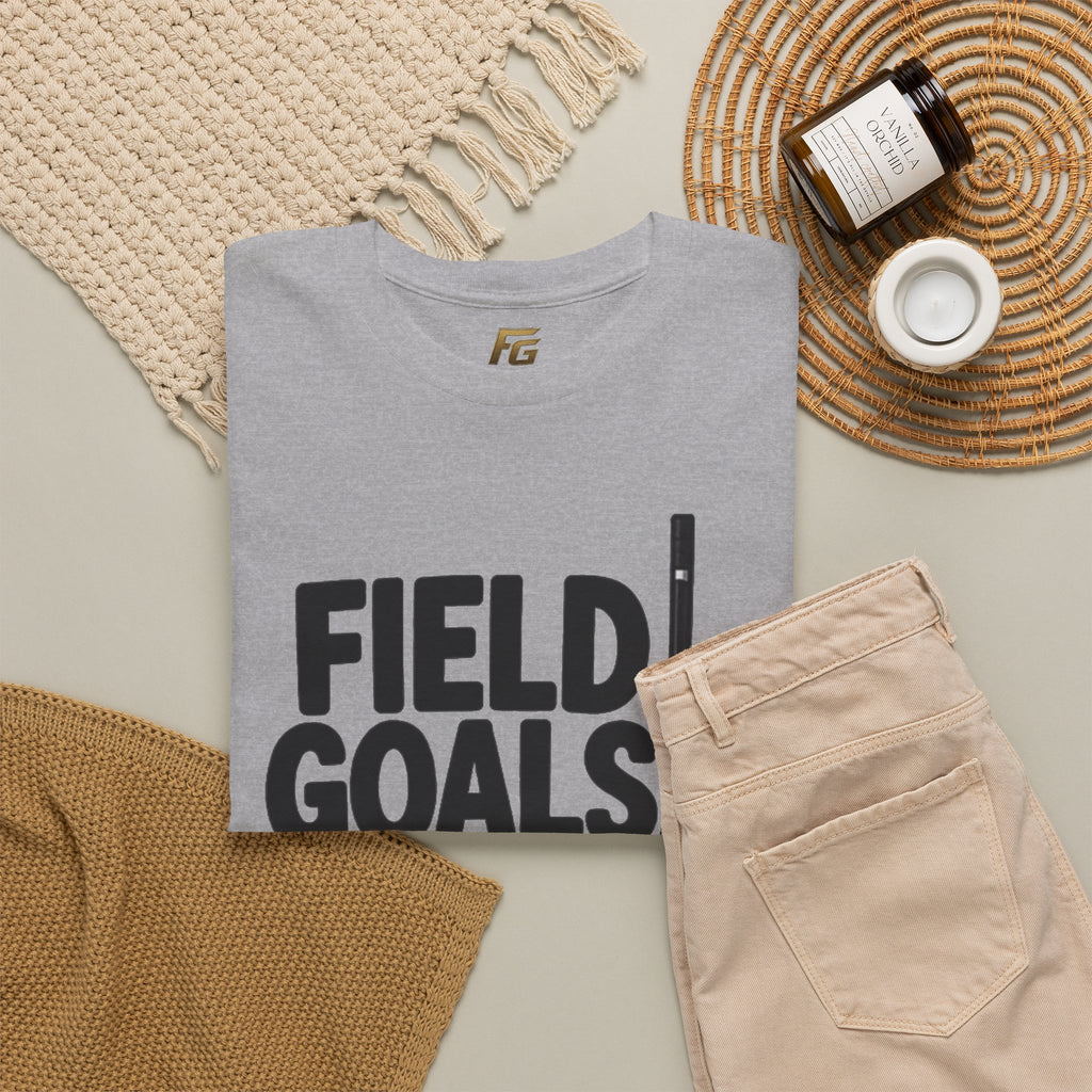 Field Goals Sportswear T-Shirt — Hockey Stick & Puck Graphic Tee