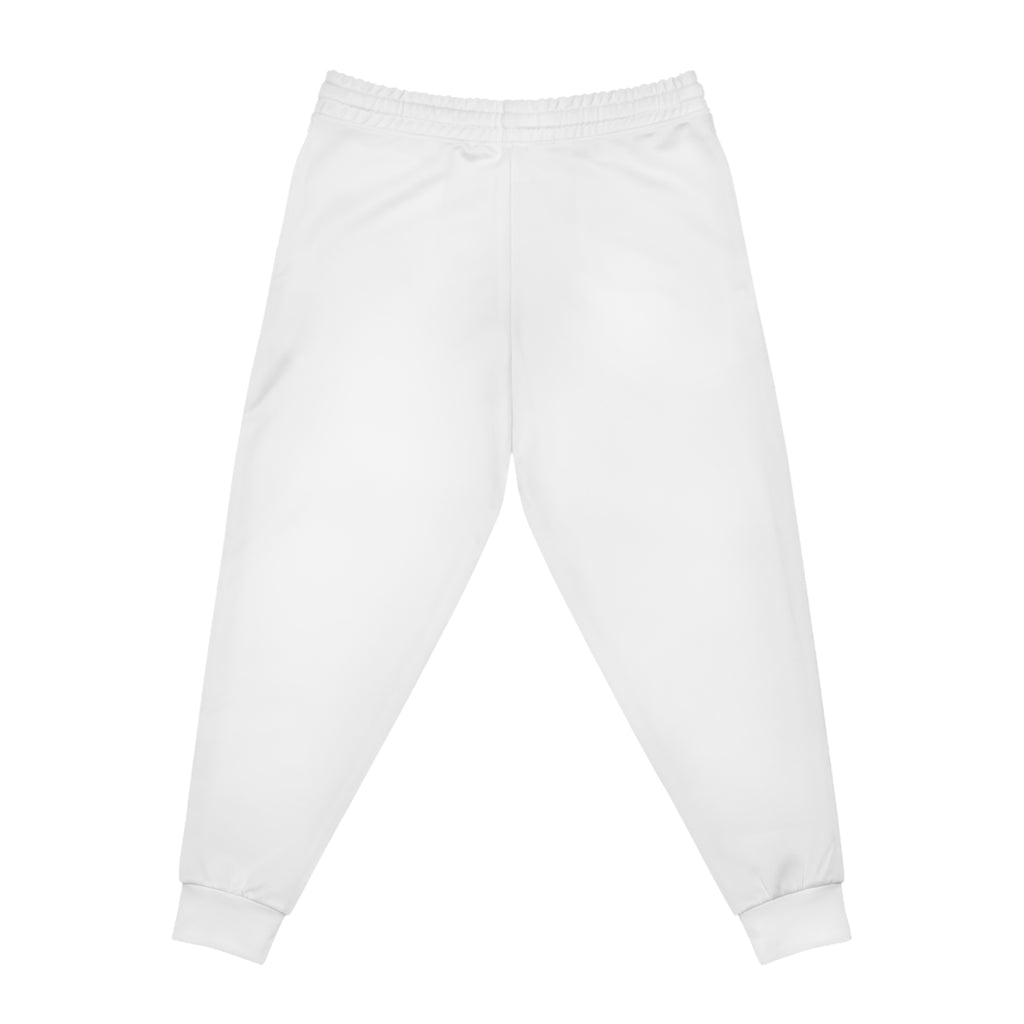 FG Athletic Joggers — White Logo Sweatpants