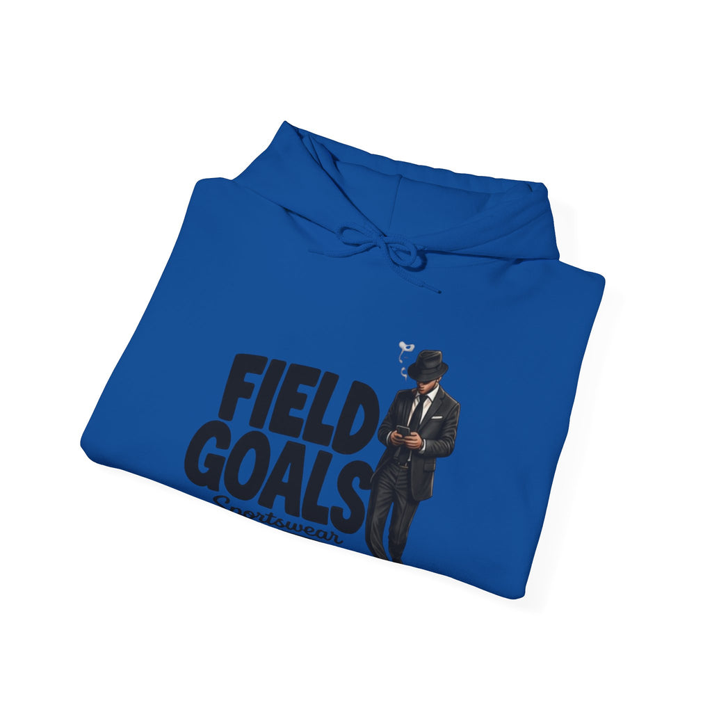 Field Goals Sportswear Hoodie — Retro Gentleman White Pullover