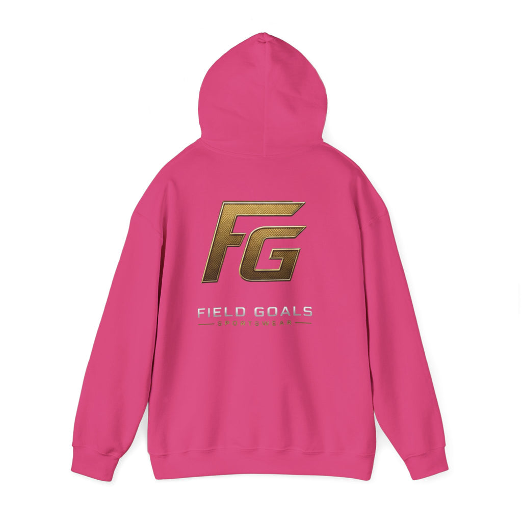 Field Goals Hoodie — Gold Logo Sportswear Pullover