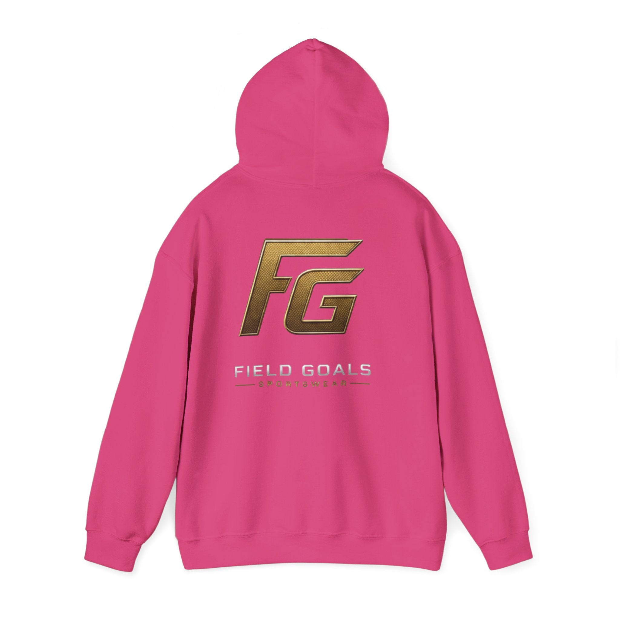 Field Goals Hoodie — Gold Logo Sportswear Pullover