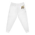 FG Athletic Joggers — White Logo Sweatpants