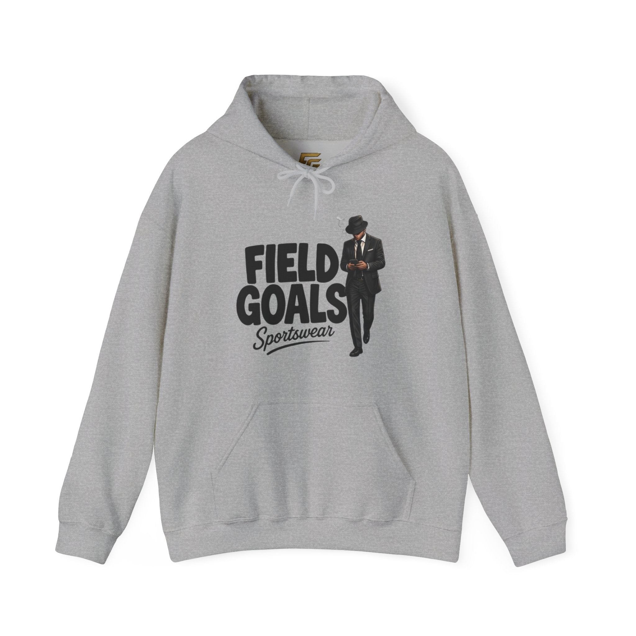 Field Goals Sportswear Hoodie — Retro Gentleman White Pullover