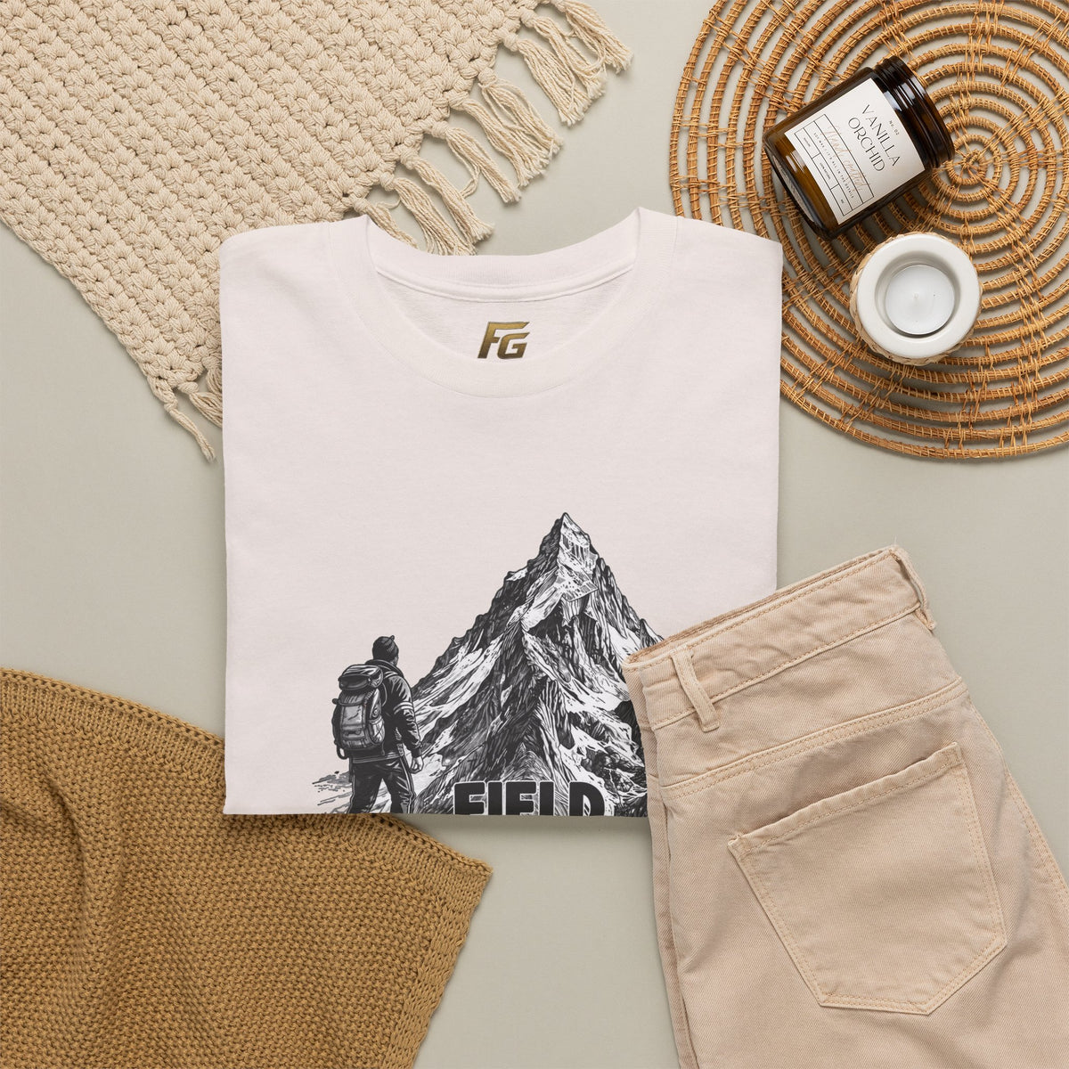 Field Goals Mountain Hiking Tee — Adventure Graphic T-Shirt
