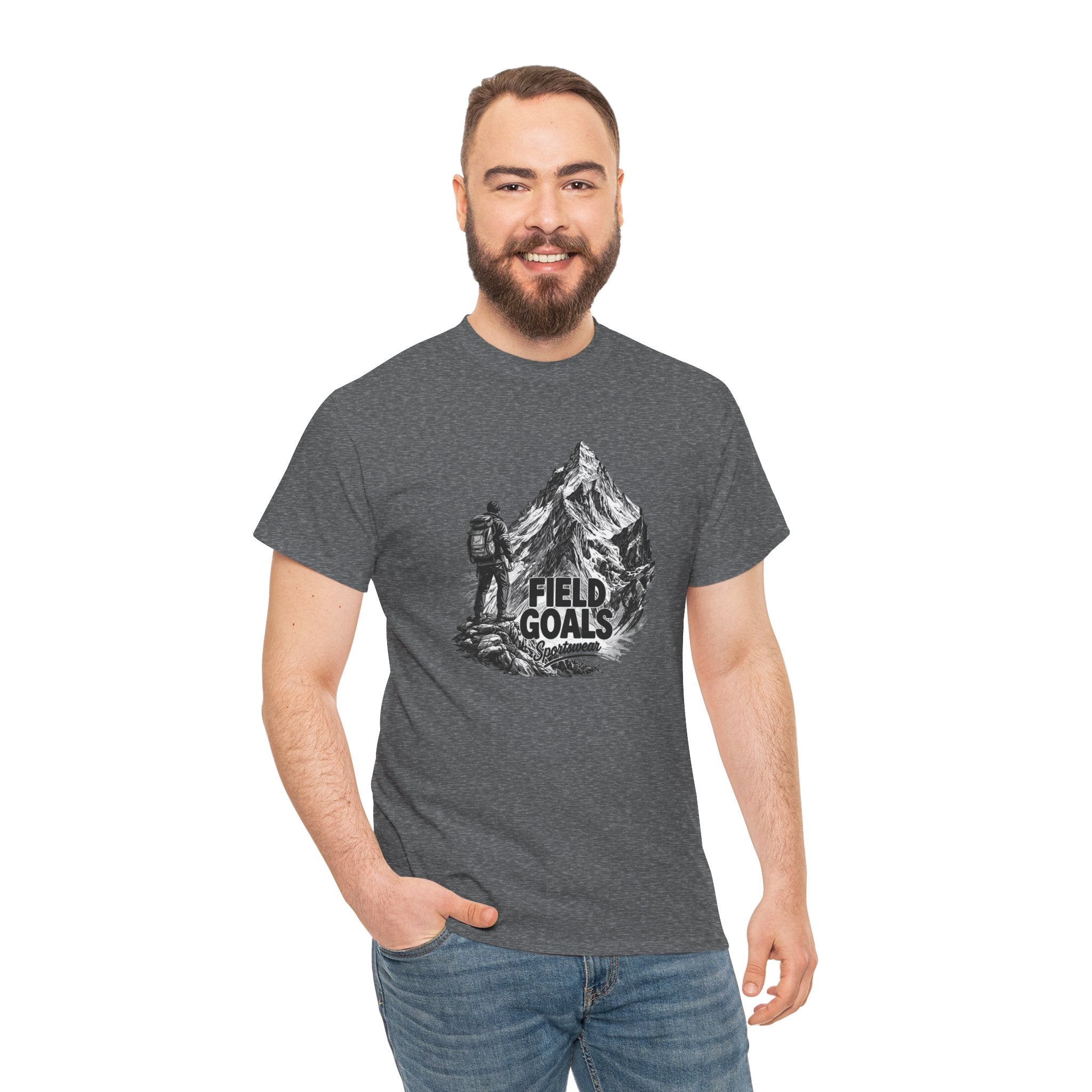 Field Goals Mountain Hiking Tee — Adventure Graphic T-Shirt