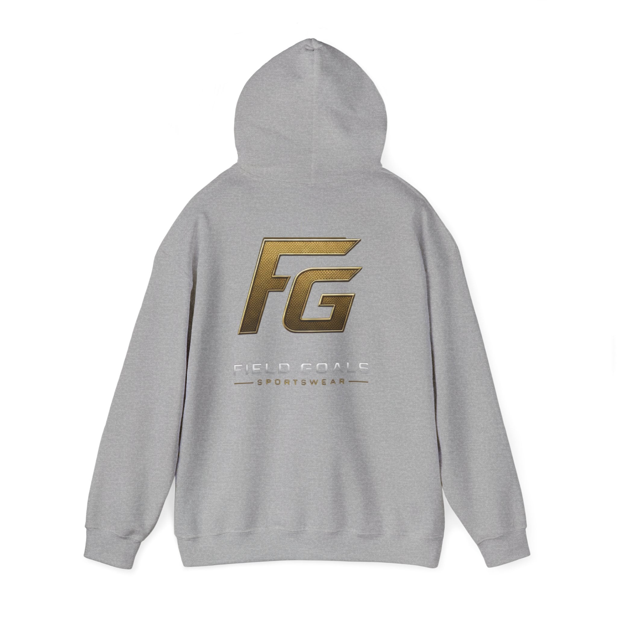 Field Goals Hoodie — Gold Logo Sportswear Pullover