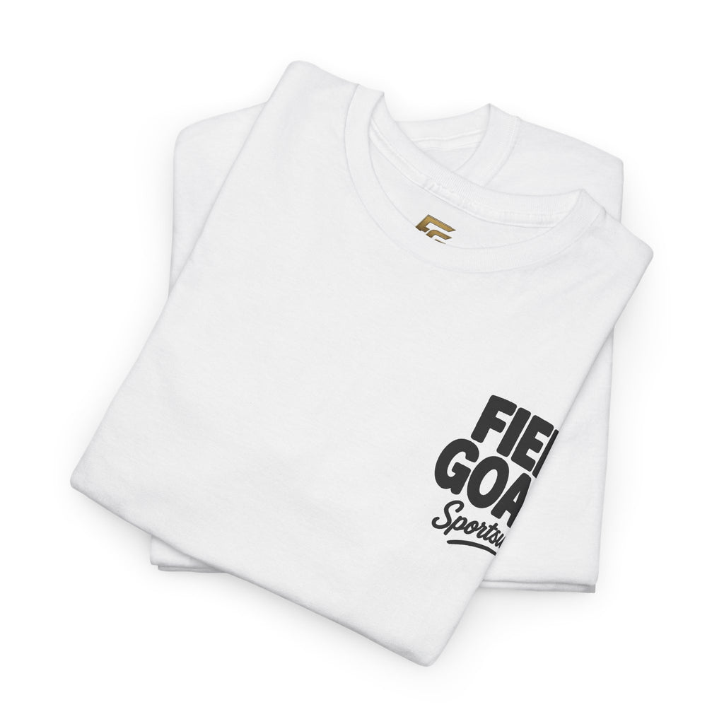 Field Goals Sportswear — "Wear the Goal. Live the Goal. Acheive the Goal." Motivational T-Shirt