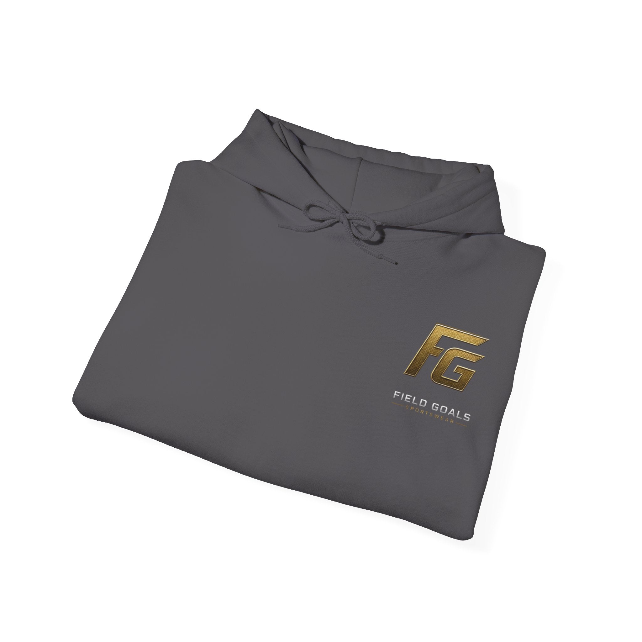 Field Goals Hoodie — Gold Logo Sportswear Pullover