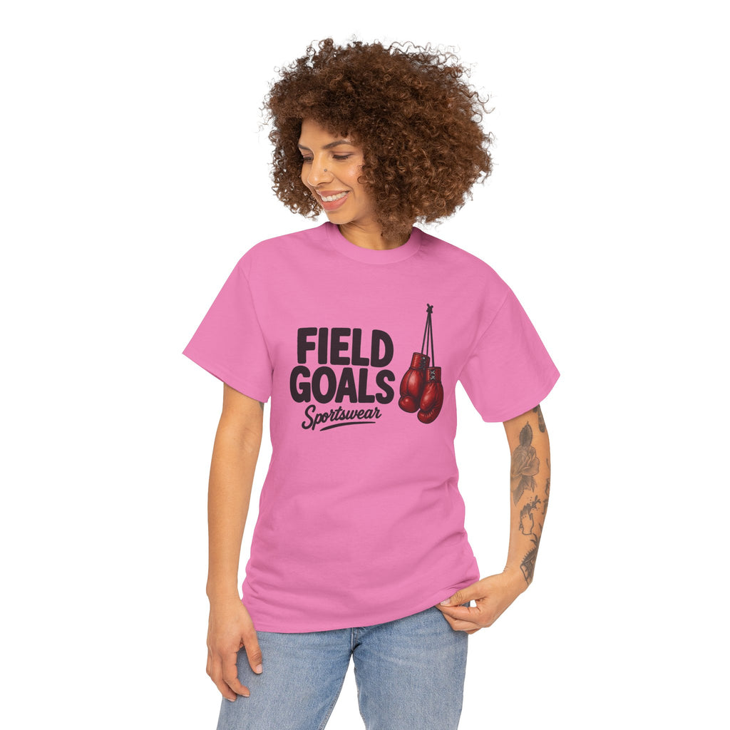 Field Goals Boxing Tee — 'Field Goals Sportswear' Graphic T-Shirt