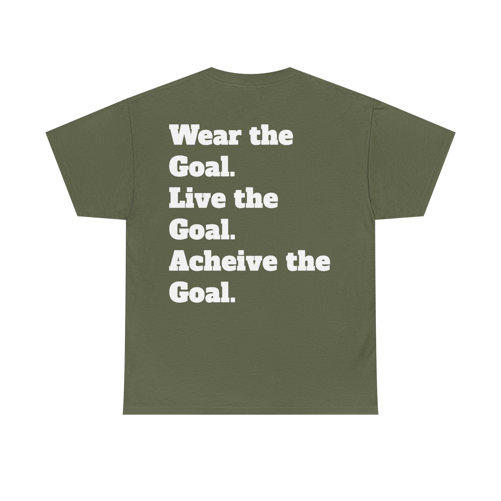 Field Goals Sportswear Motivational T-Shirt — "Wear the Goal, Live the Goal, Achieve the Goal"