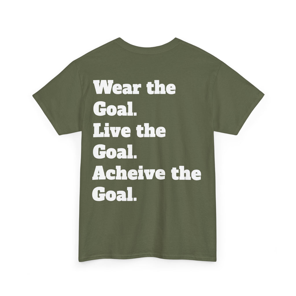 Field Goals Sportswear Motivational T-Shirt — "Wear the Goal, Live the Goal, Achieve the Goal"